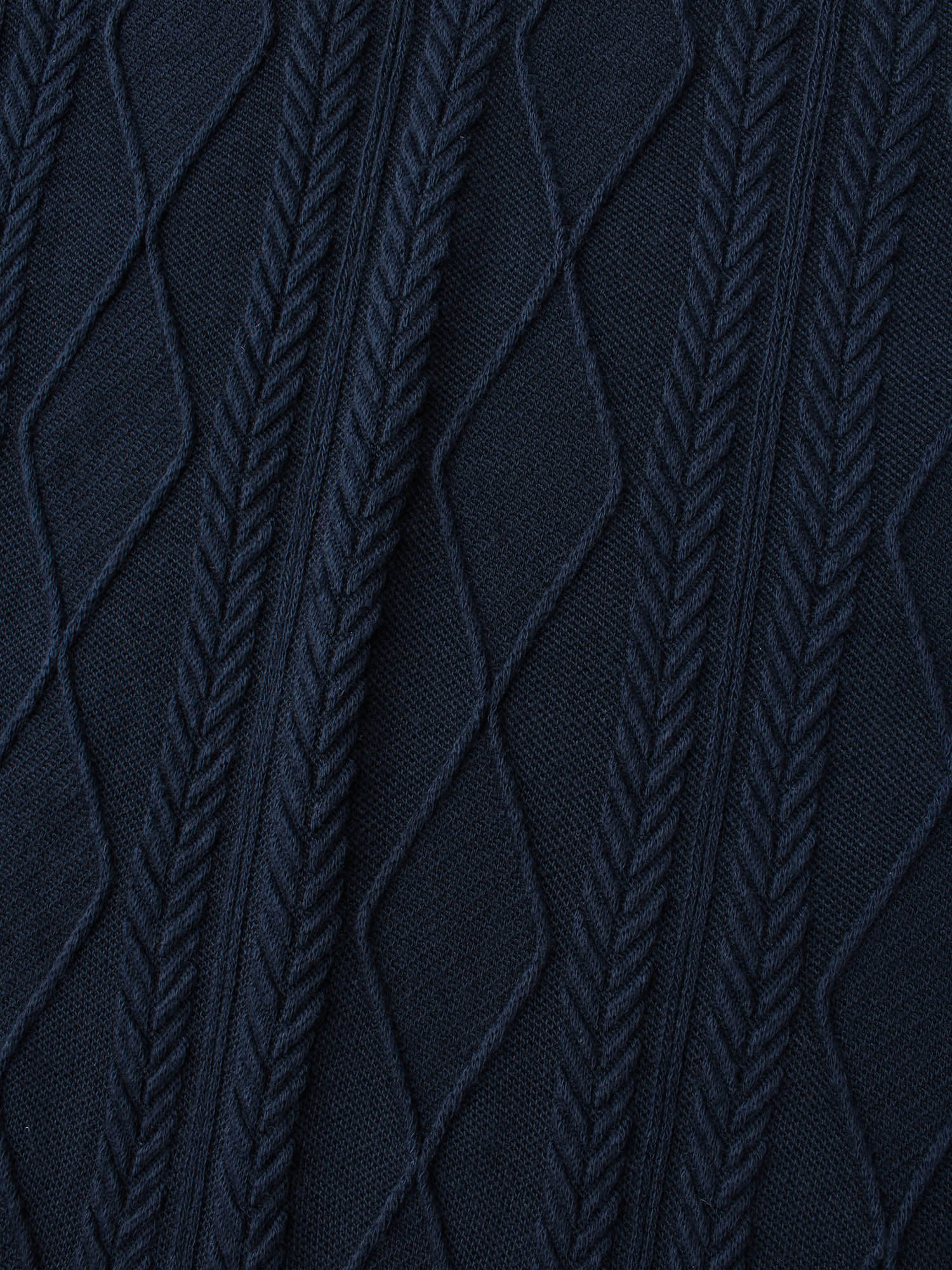 Neck Cut-Out Slim-Fit Textured Knit Top - Image 7