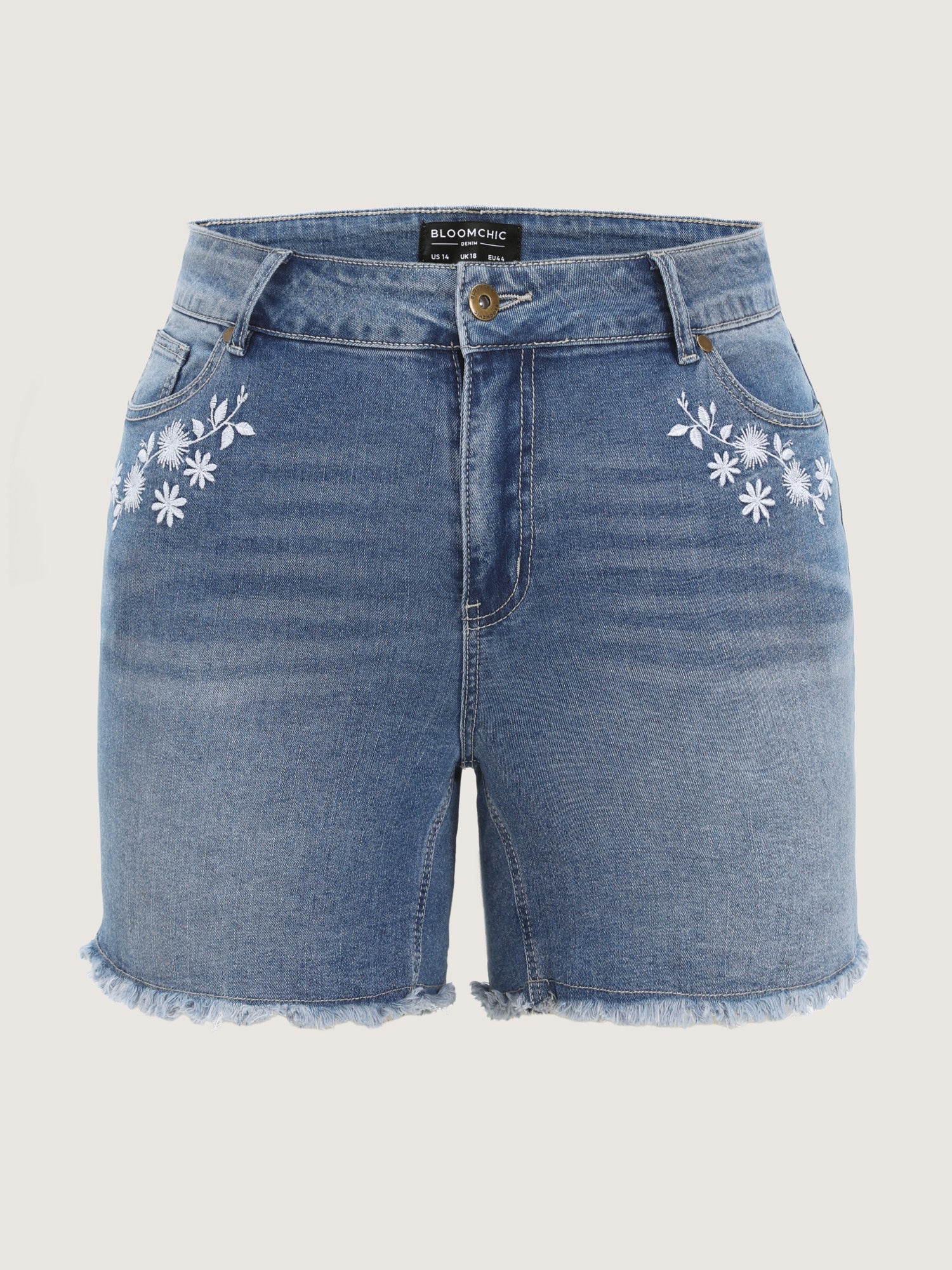 No Gap Waist Skinny-Fit Denim Shorts - Image 9
