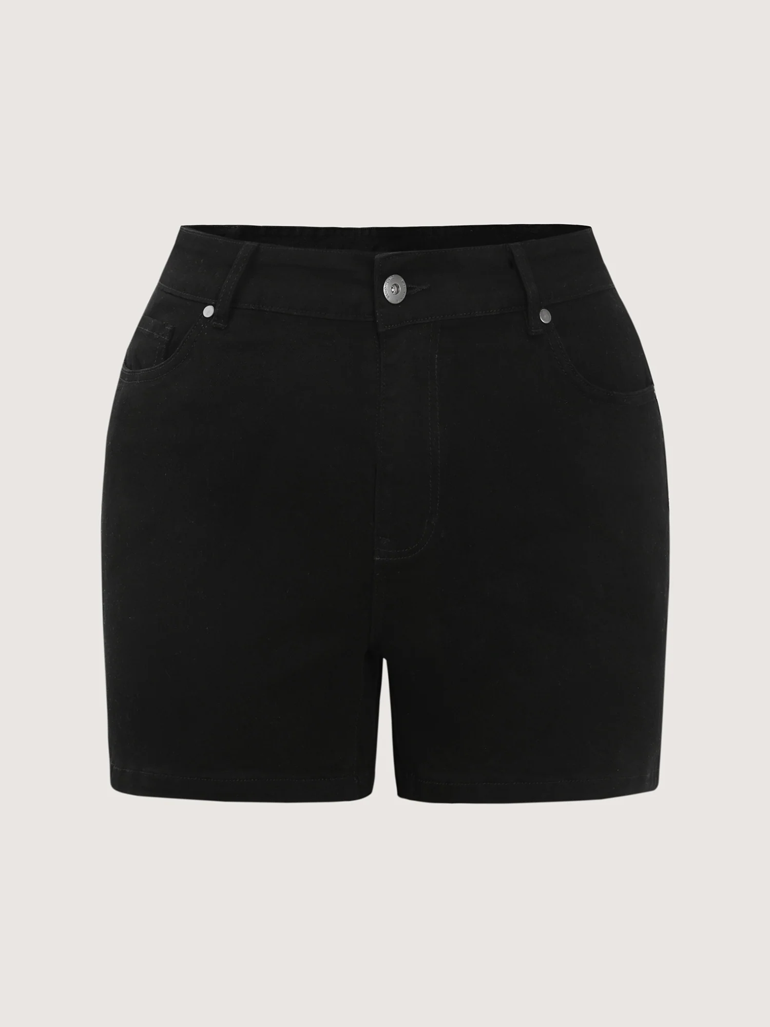 No Gap Waist Stretchy High-Rise Denim Shorts - Image 8