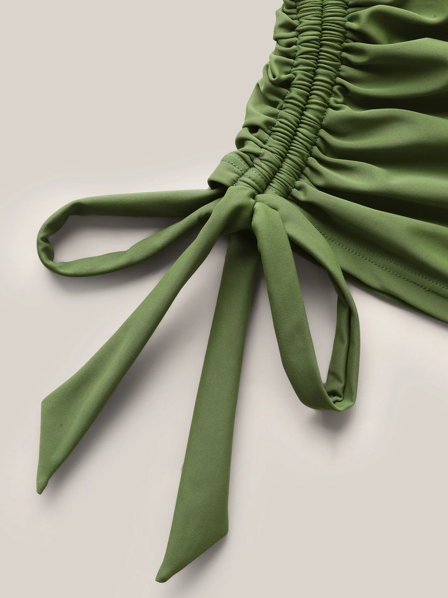 Non-Removable Cups Asymmetrical Hem Swim Tankini - Image 6