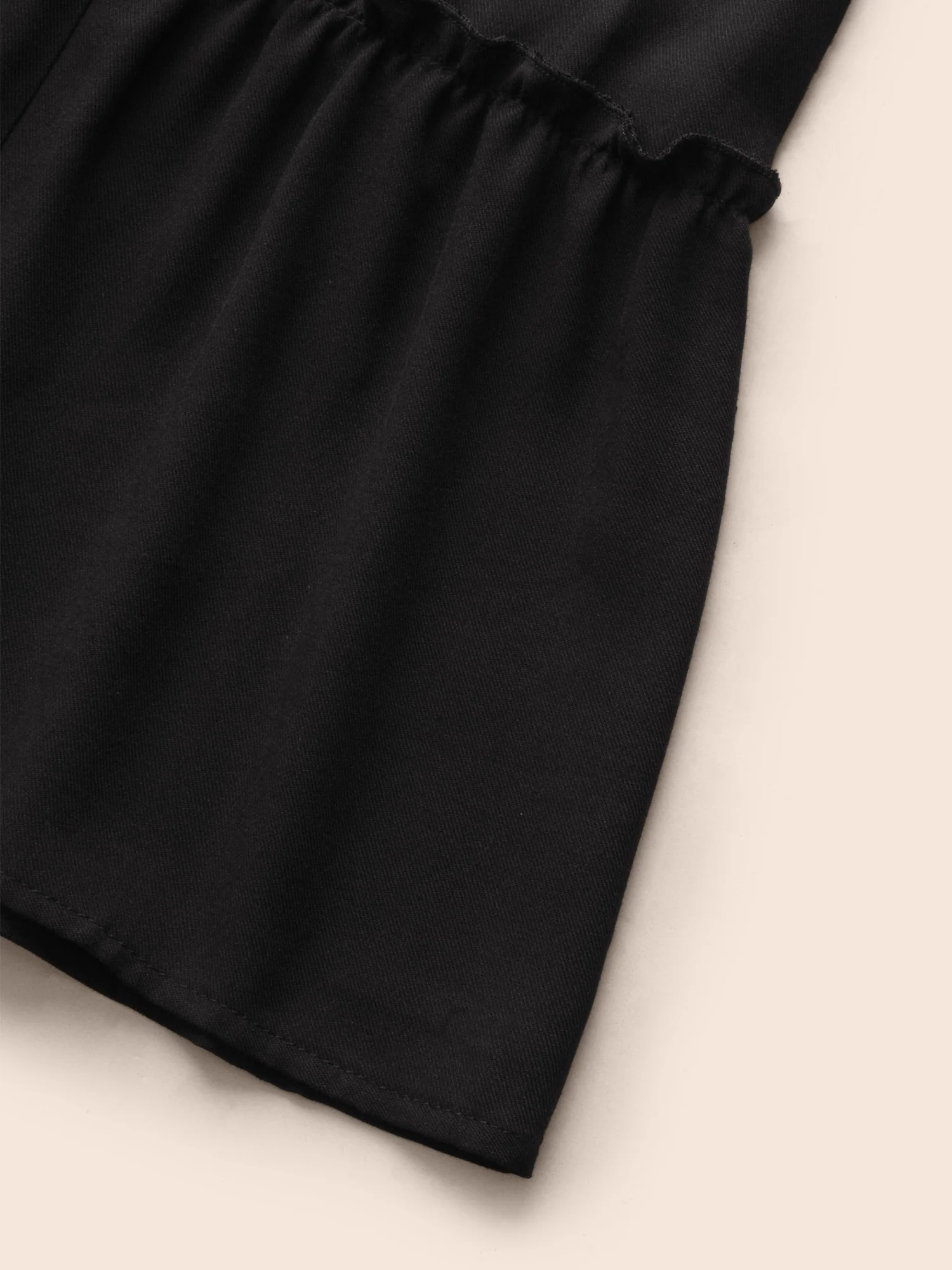 Supersoft Essentials Notched Ruffle Layered Hem Sleeveless Dress - Image 10