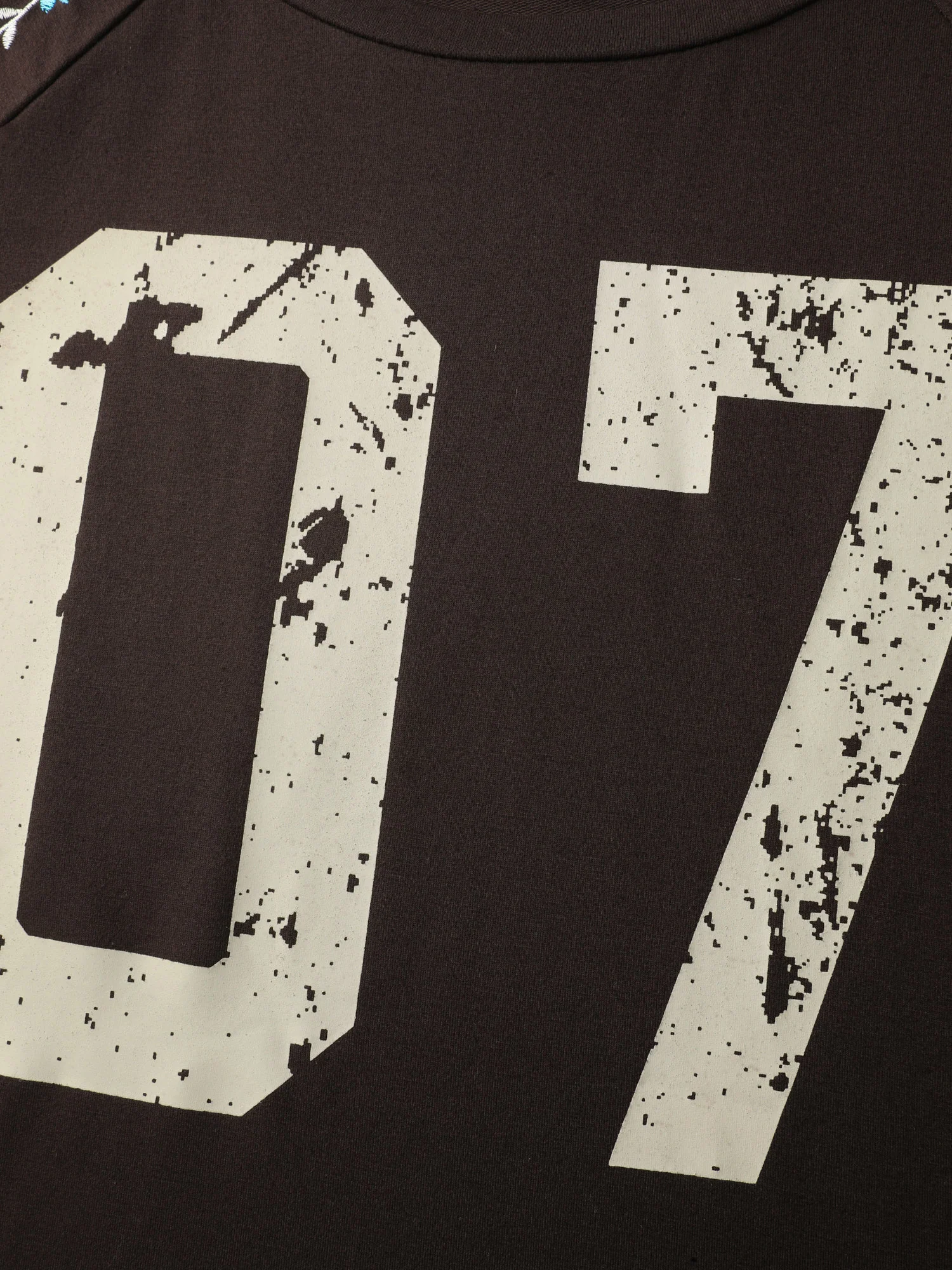 Number 07 Embroidered Relaxed-Fit Sweatshirt - Image 5