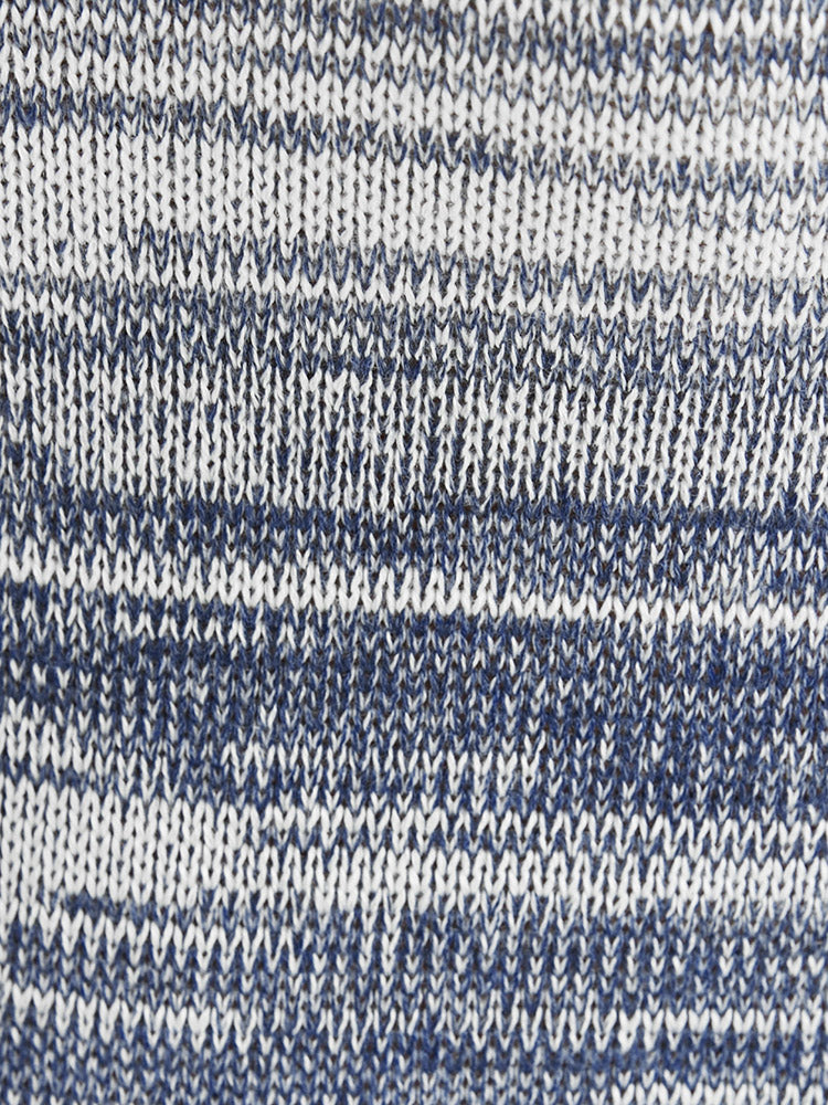 Ombre Contrast Mixed Yarn Knit Split Hem Knit Top - Image 9