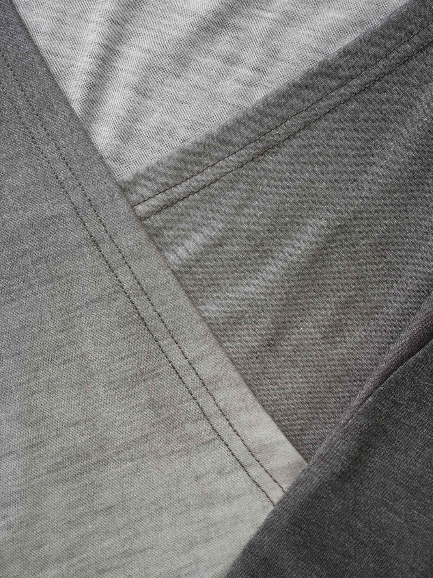 Ombre Crossover Surplice Neck T-shirt - Image 5