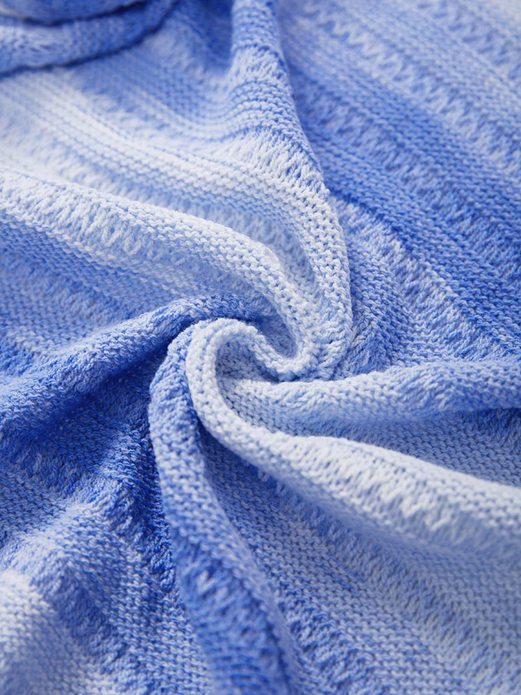 Ombre Knotted Front Bodycon Cardigan - Image 6