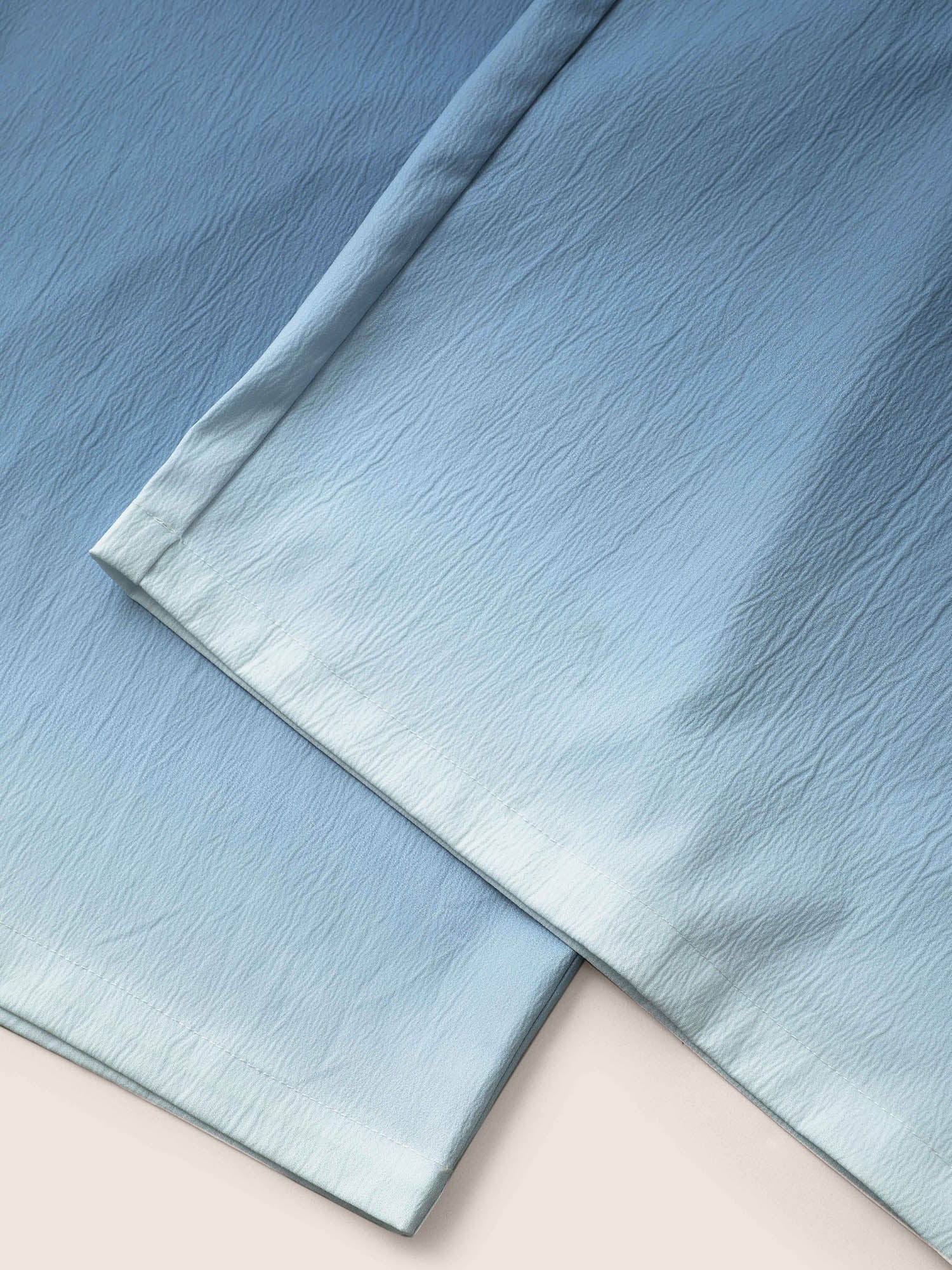 Ombre Pleated High Rise Straight Leg Pants - Image 6
