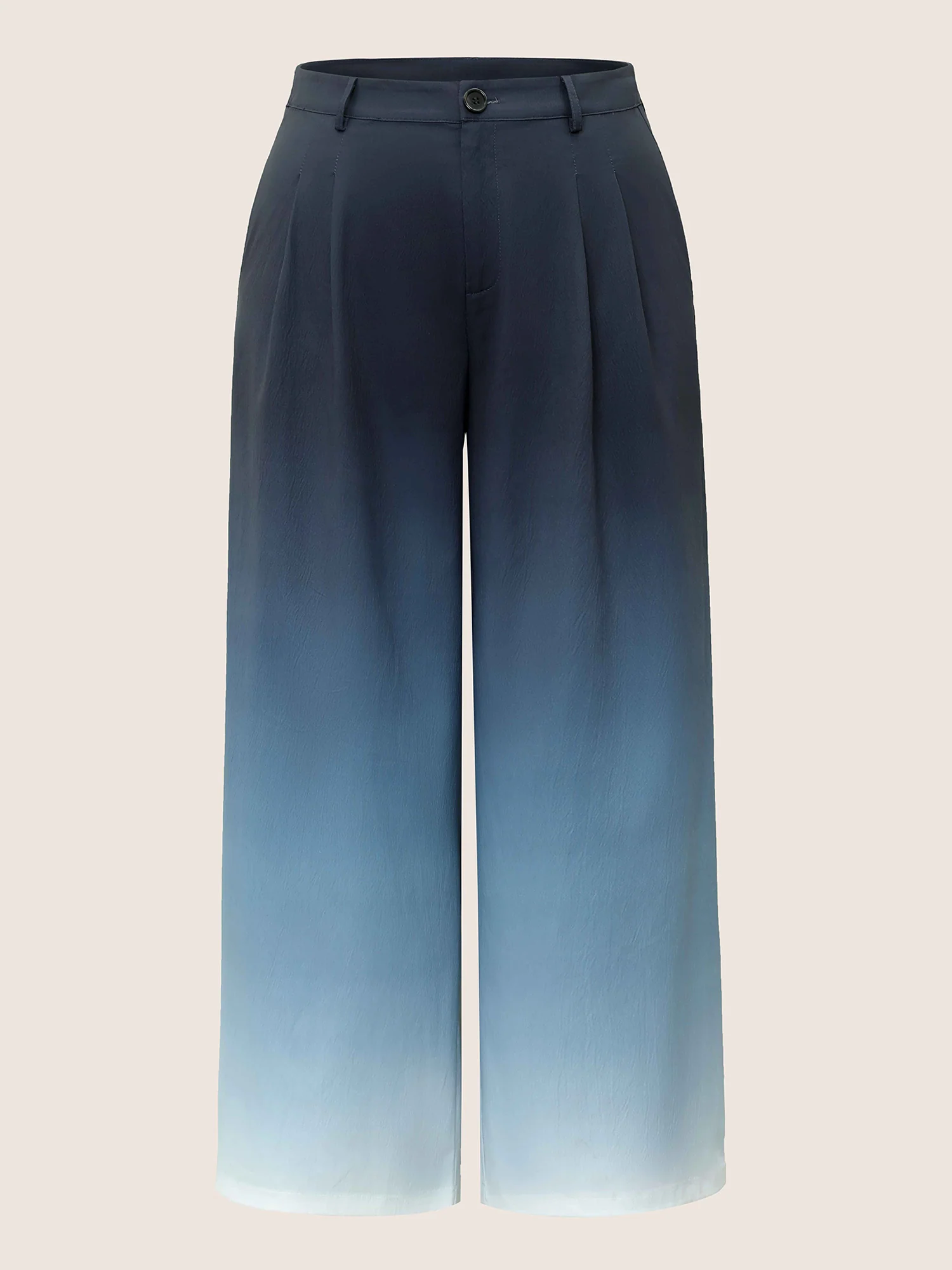 Ombre Pleated High Rise Straight Leg Pants - Image 7
