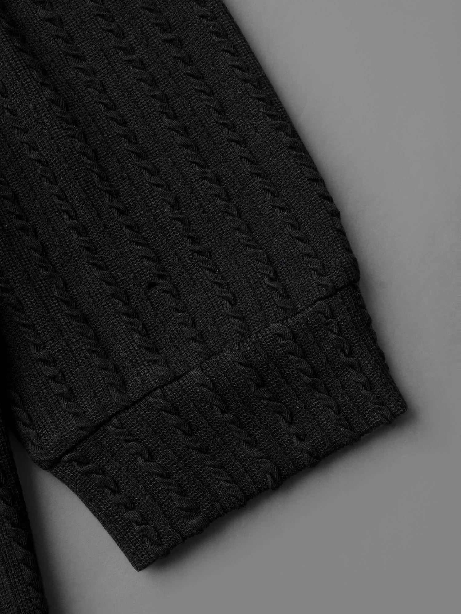 One Shoulder Plain Textured Dress - Image 6