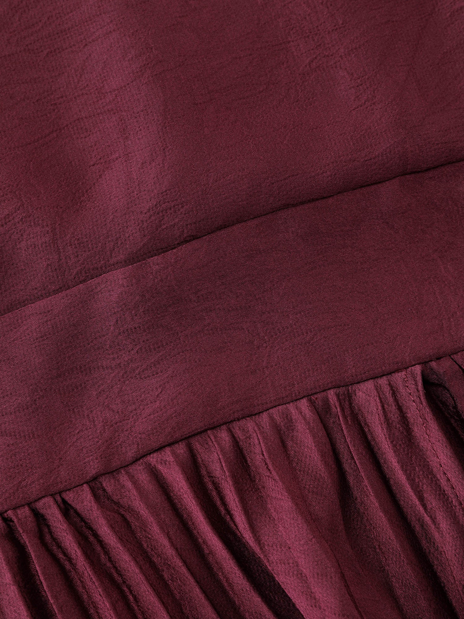 One-Shoulder Pleated Asymmetrical Hem Midi Dress - Image 7