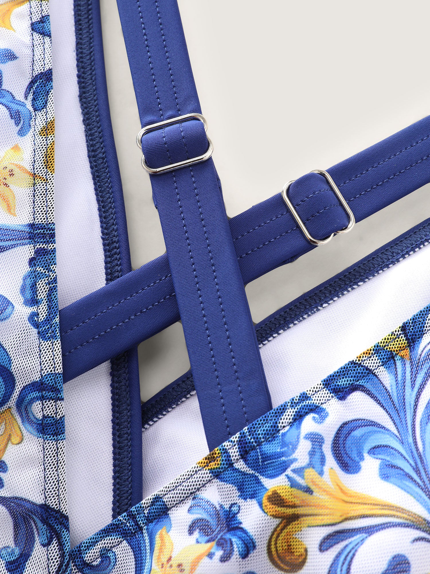 Ornate Print Hips Coverage Swim Dress - Image 10