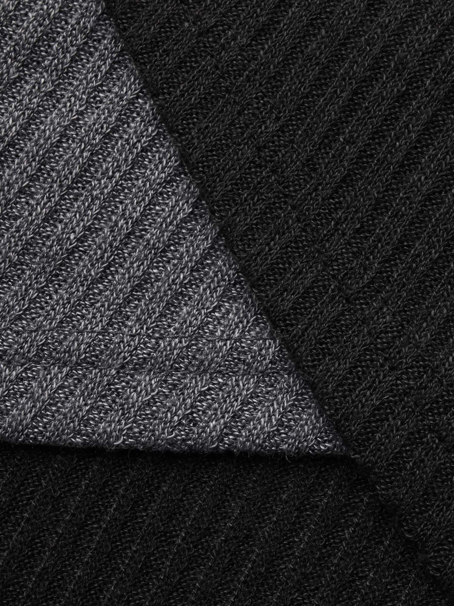 Overlap Collar Lace Trim Stitch T-Shirt - Image 8