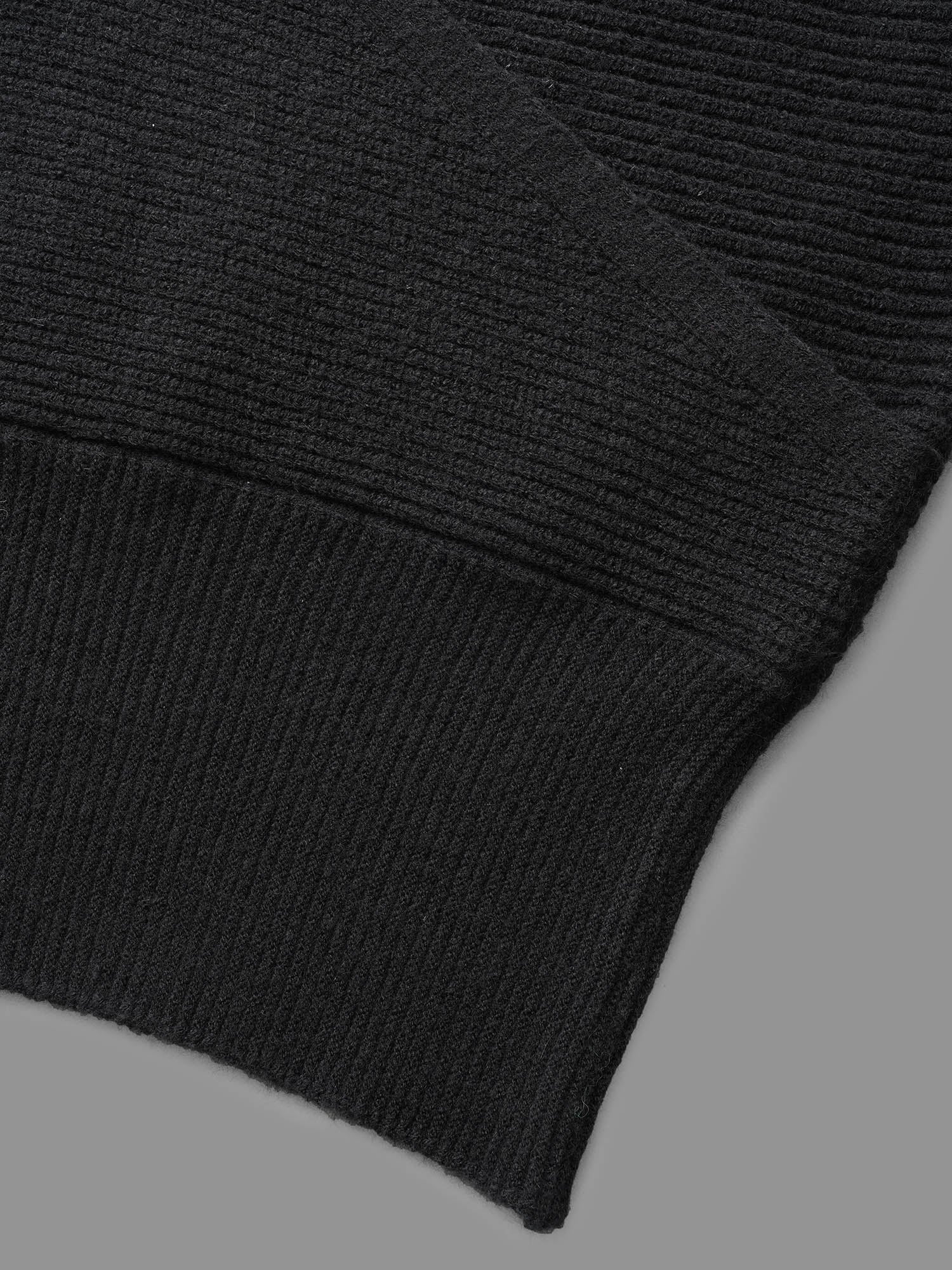 Overlap Collar Textured Lantern Sleeve Pullover - Image 6