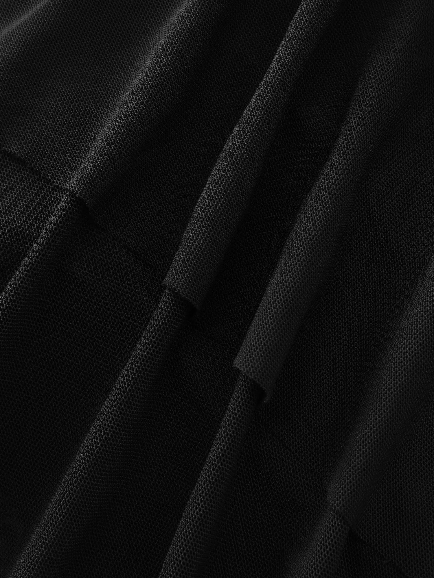 Sheer Overlap Waistband Hips Coverage Swim Skirt - Image 8