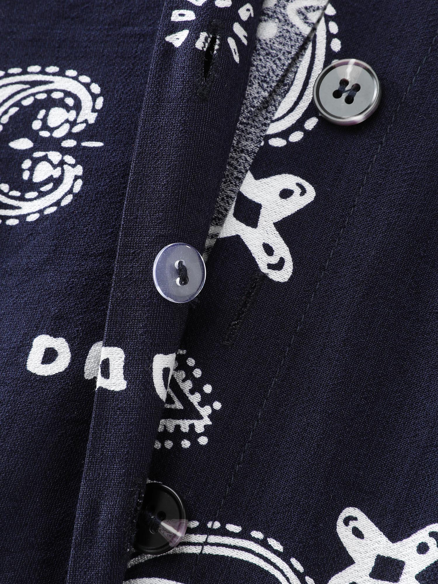 Paisley Print High Low Hem Jacket - Image 5