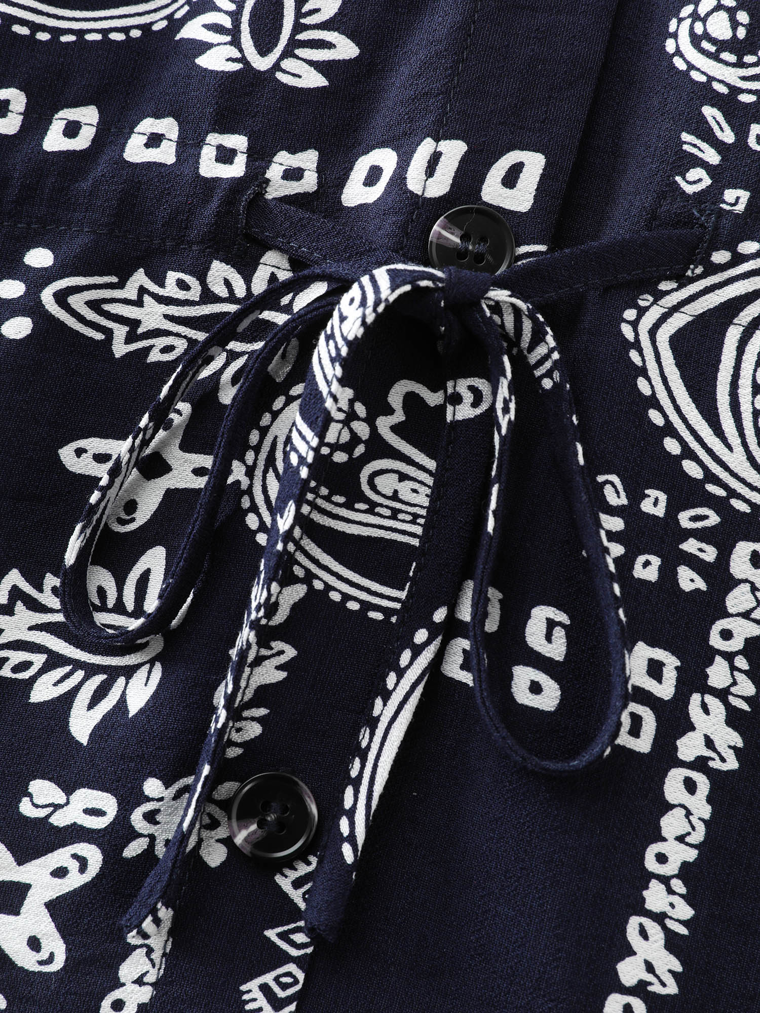 Paisley Print High Low Hem Jacket - Image 6