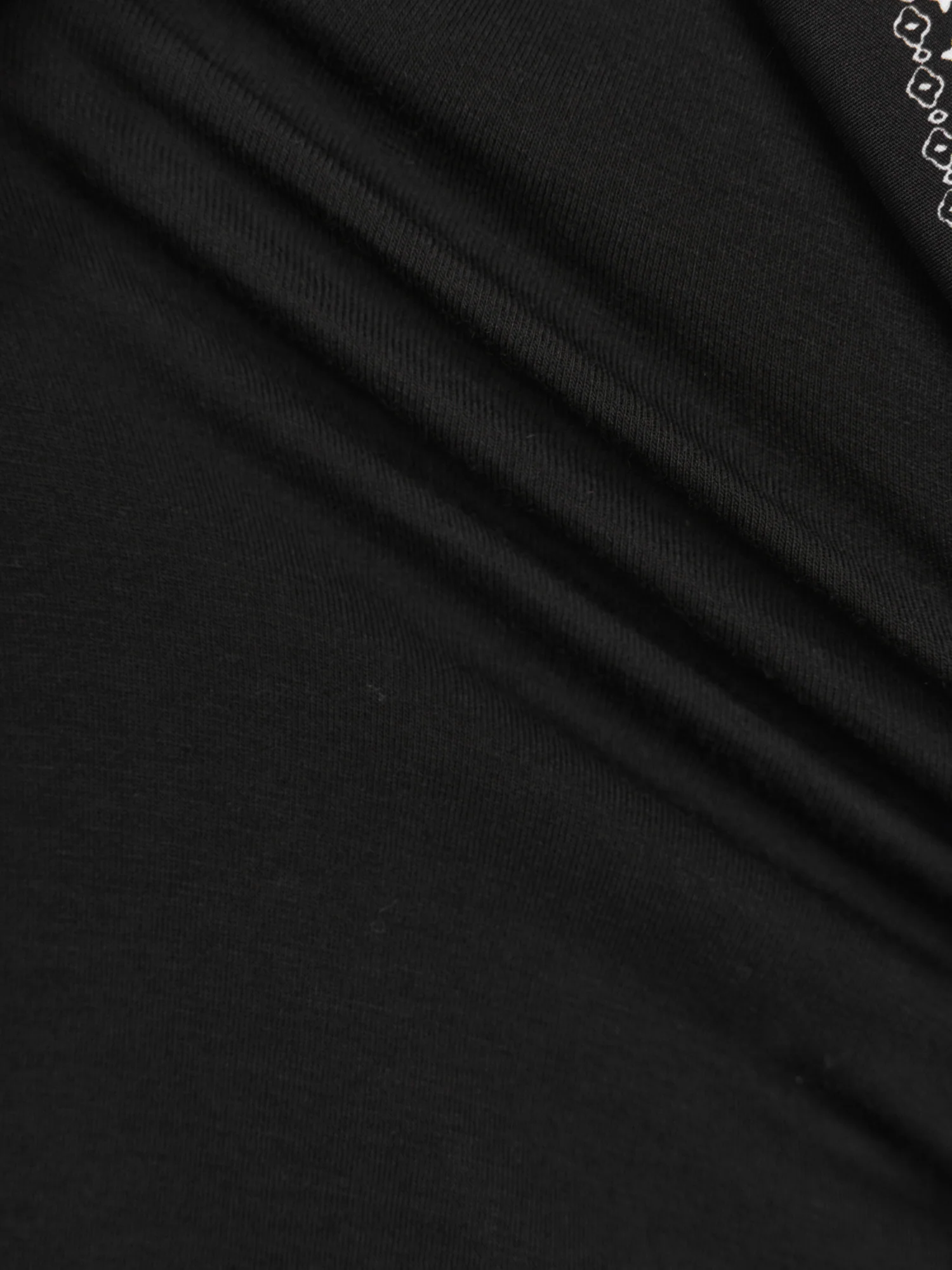 Paisley Print Layered Stretchy Knit Top - Image 6