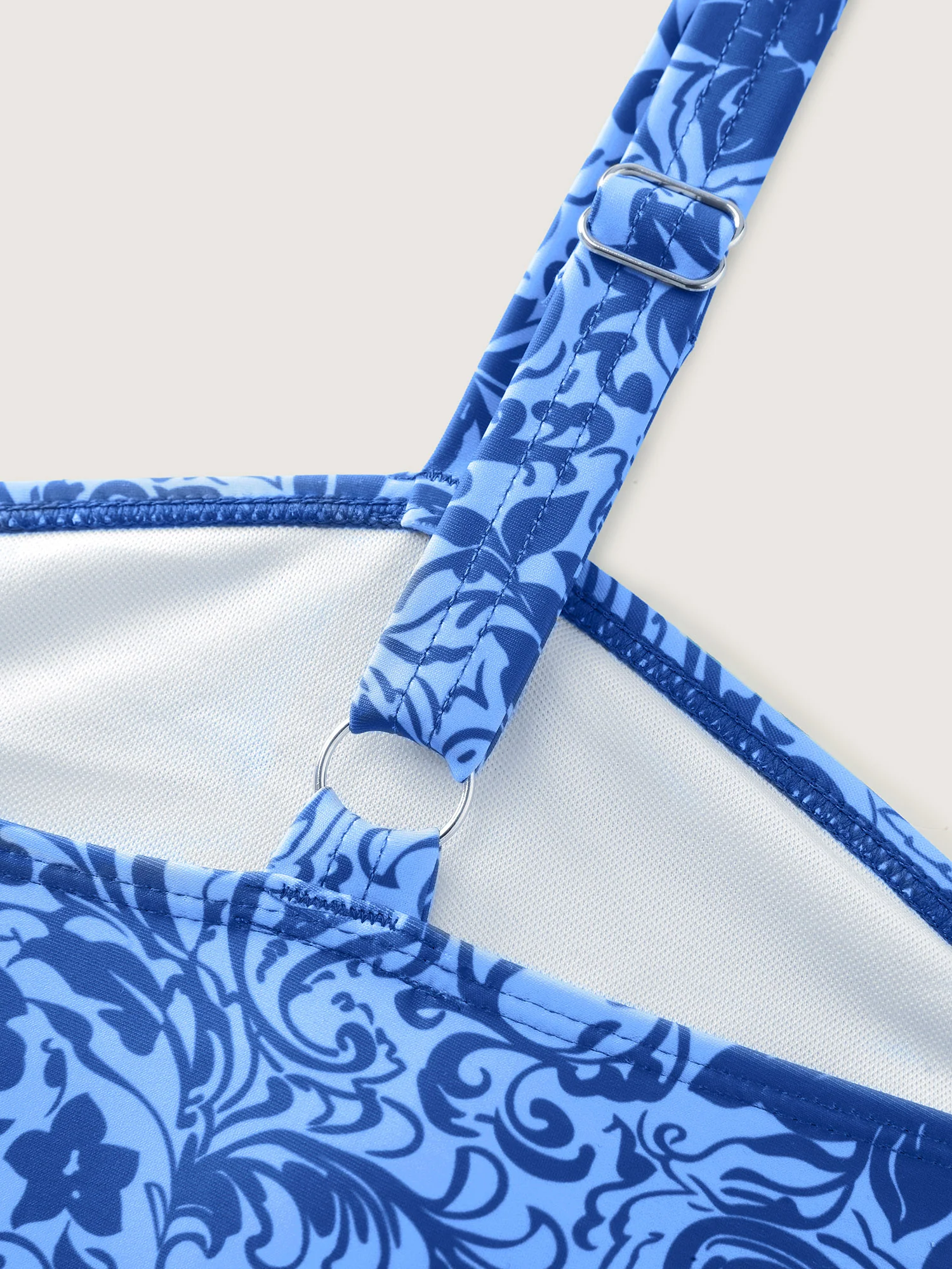 Paisley Print Twist Front Swim Dress - Image 42