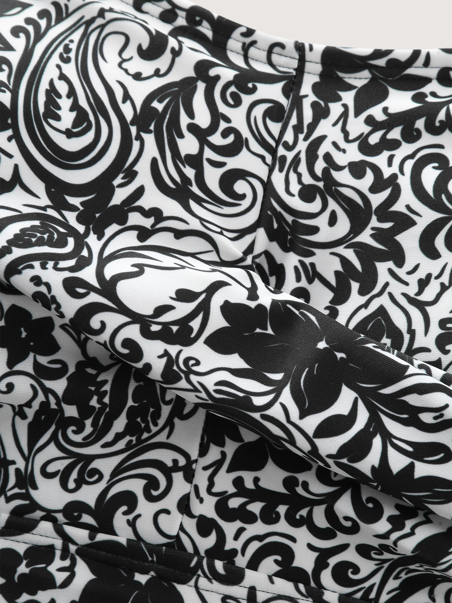 Paisley Print Twist Front Swim Dress - Image 5