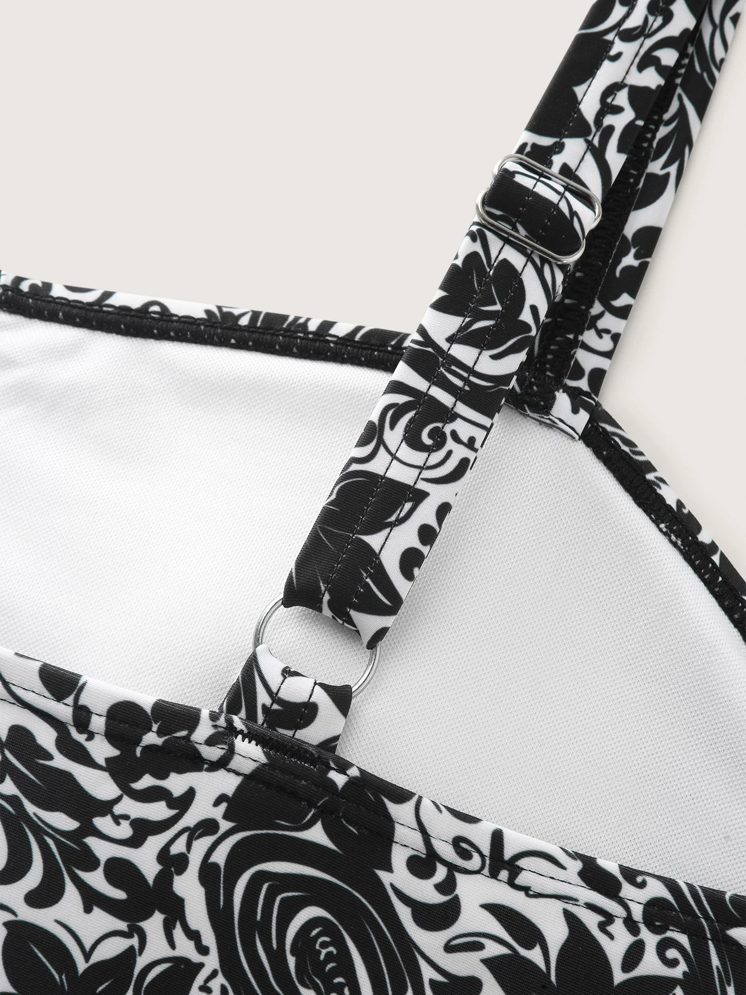Paisley Print Twist Front Swim Dress - Image 6