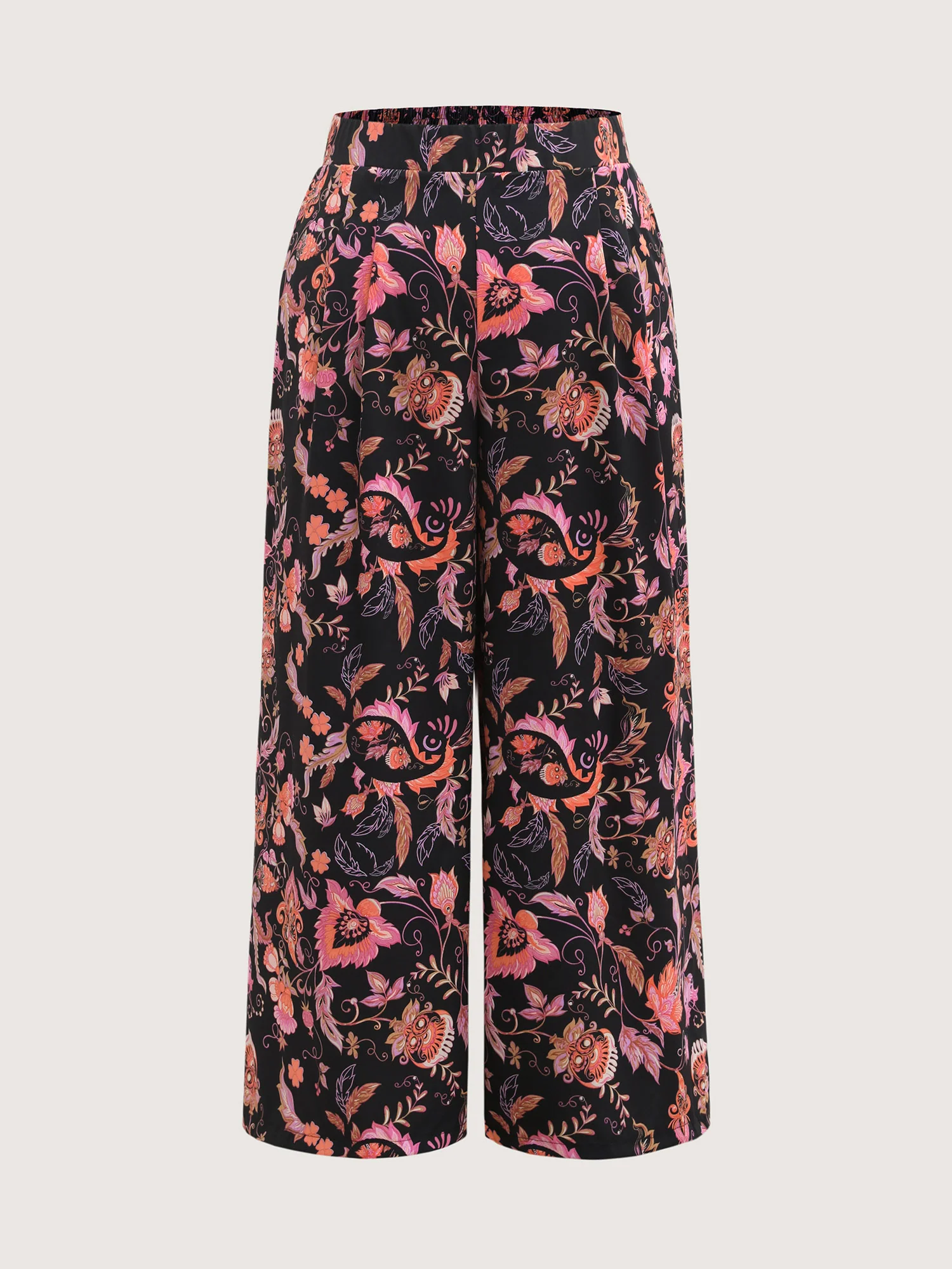 Paisley Print Wide-Leg Pants - Image 7