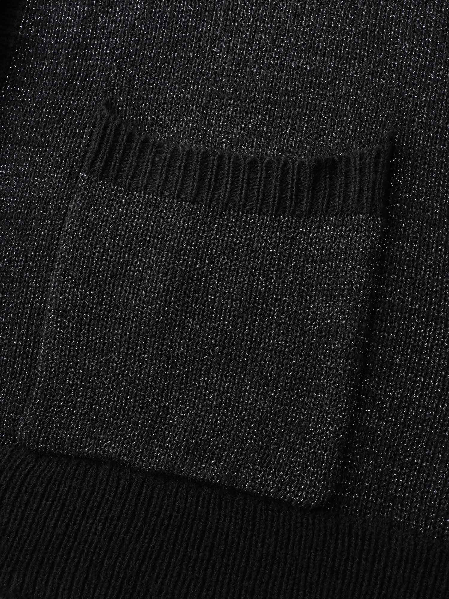 Patch Pockets Textured Button Knit Cardigan - Image 6