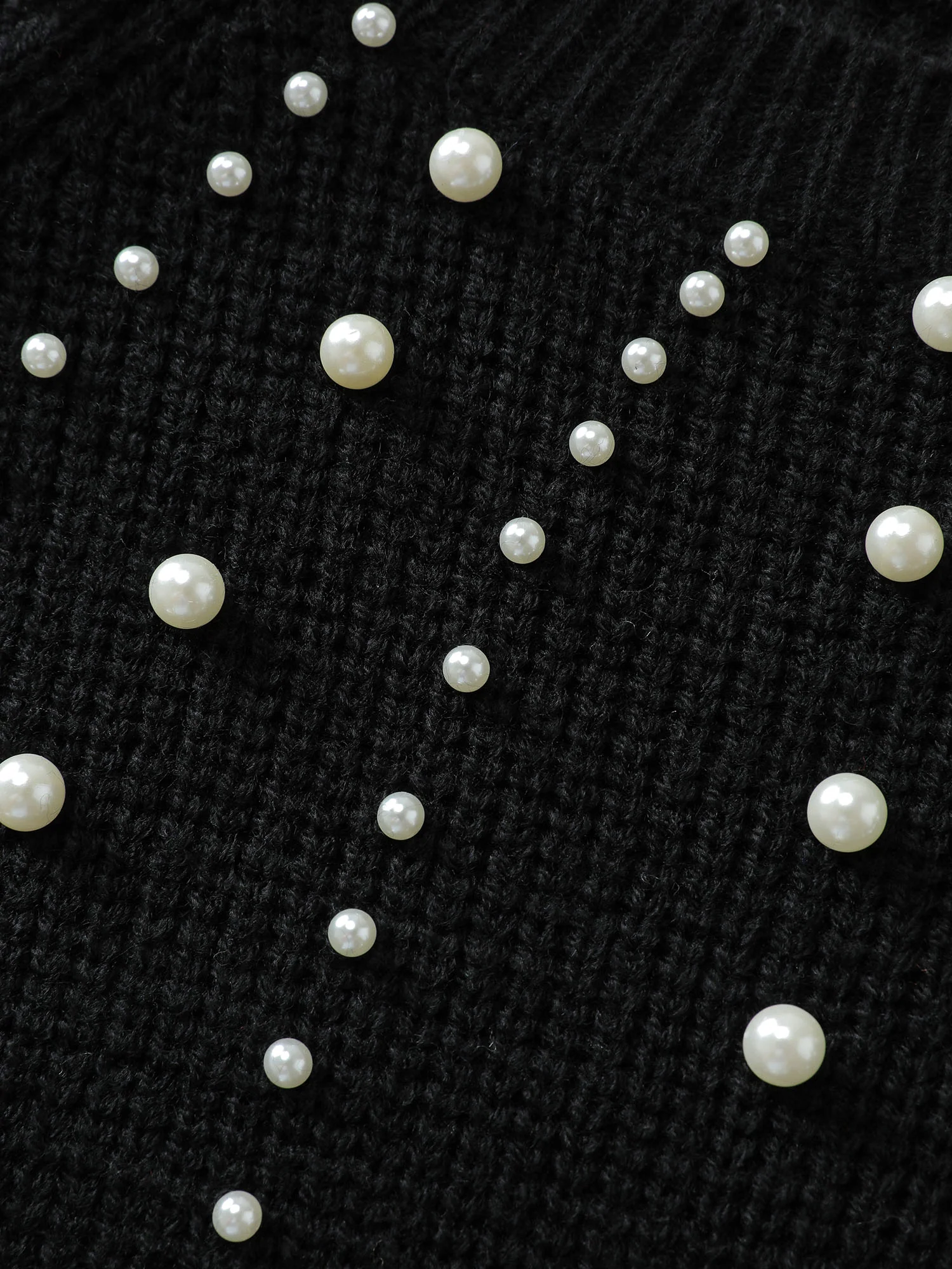 Pearl Detail Cinched-Waist A-Line Pullover - Image 5