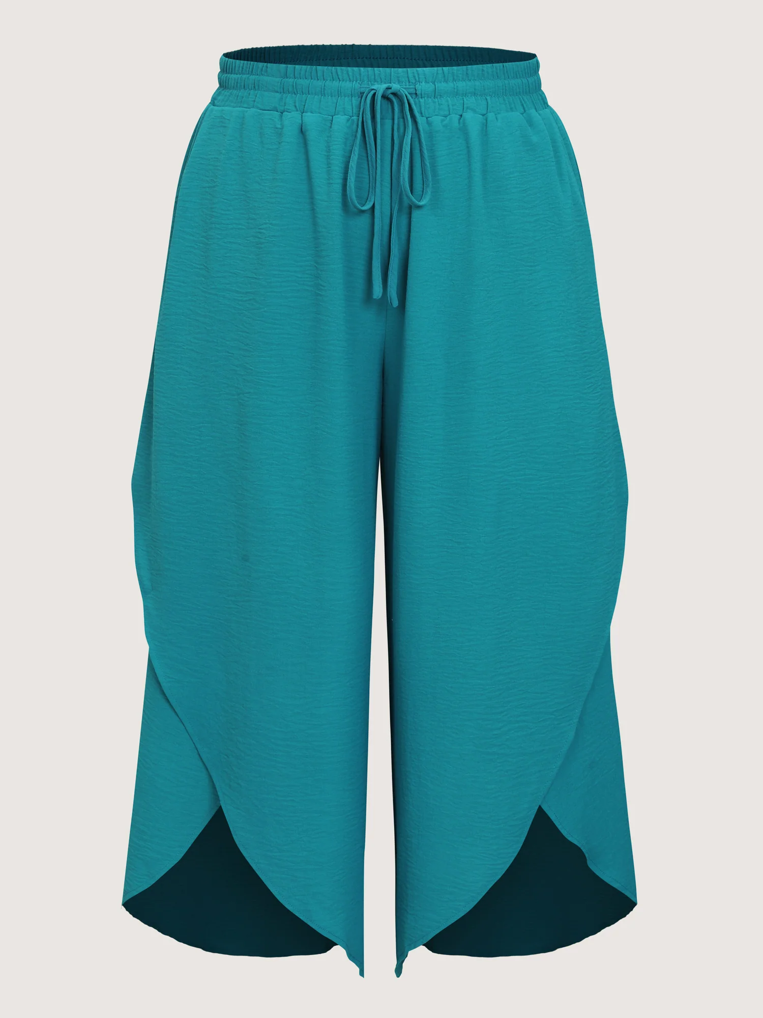 Petal Hem Split Wide leg Pants - Image 9