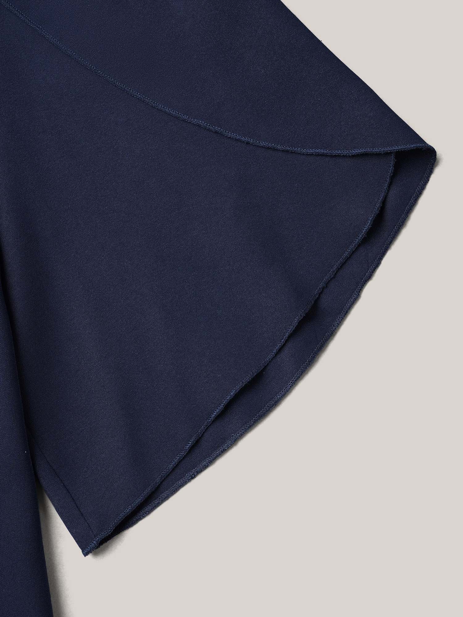 Petal Sleeve Toothpick Pleats Shirt - Image 26