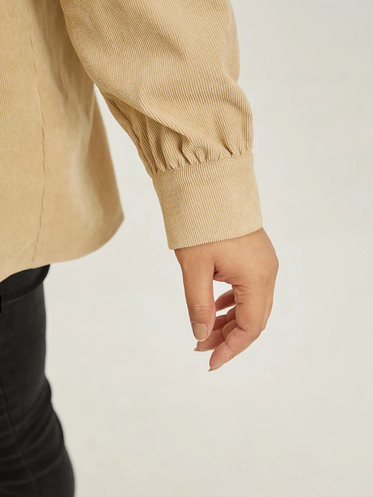 Plaid Button Through Patchwork Contrast Jacket - Image 8