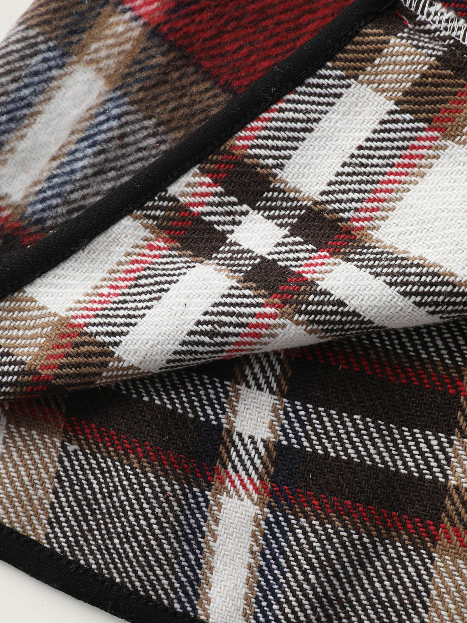 Plaid Curvy Hem Open-Front Vest - Image 7