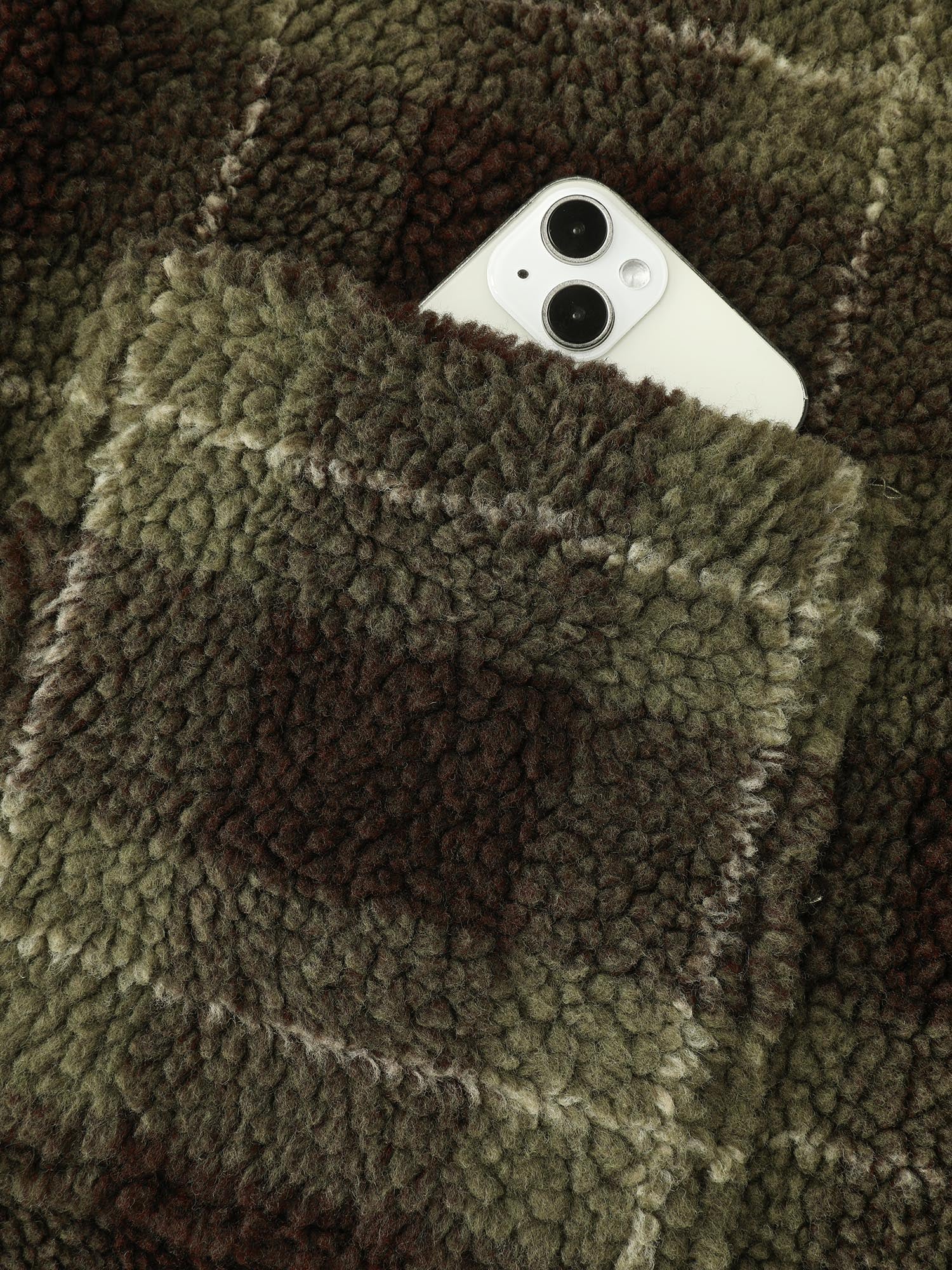 Plaid Pockets Button-Down Coat - Image 9