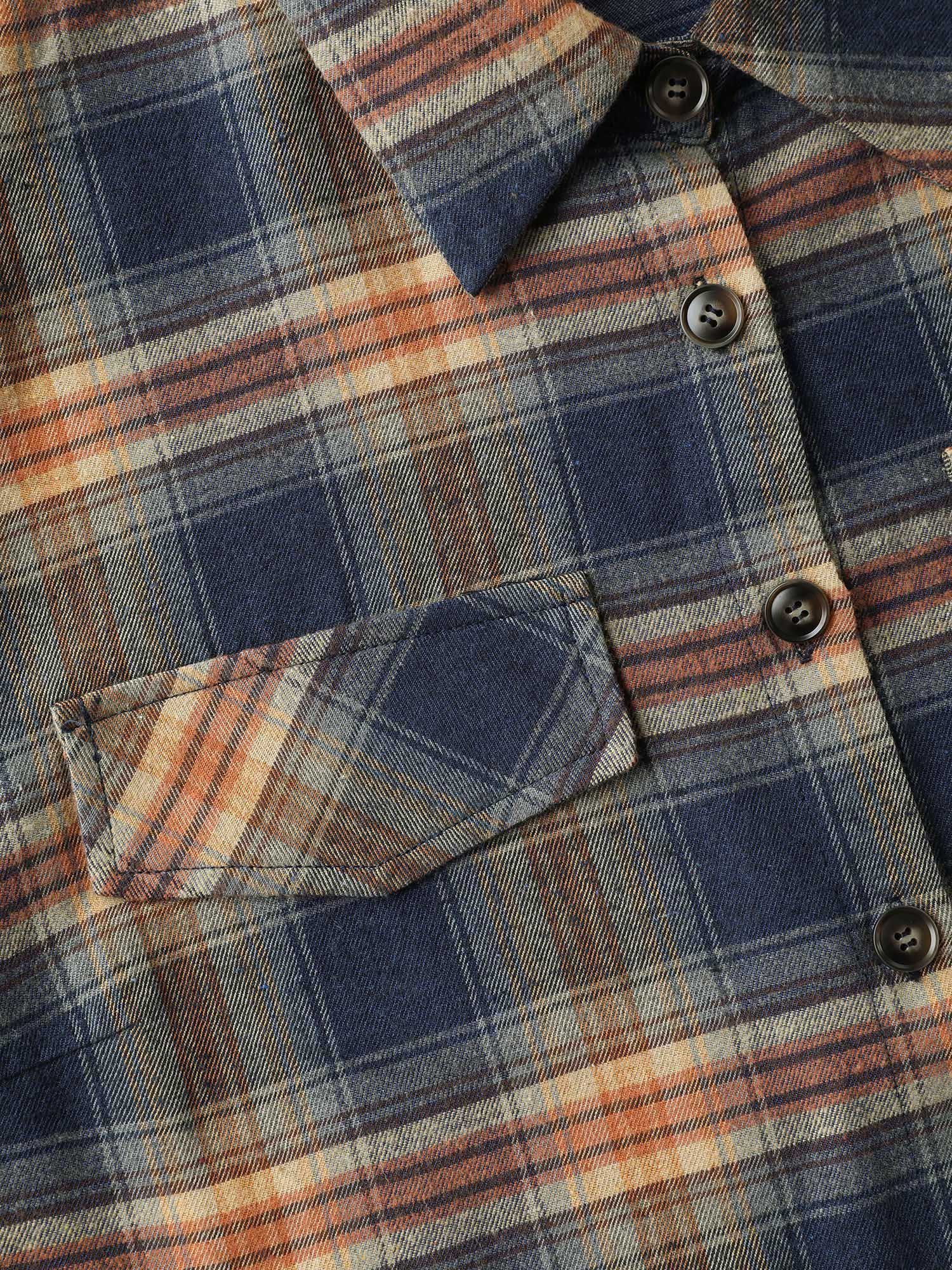 Plaid Print Button Down Shirt - Image 6