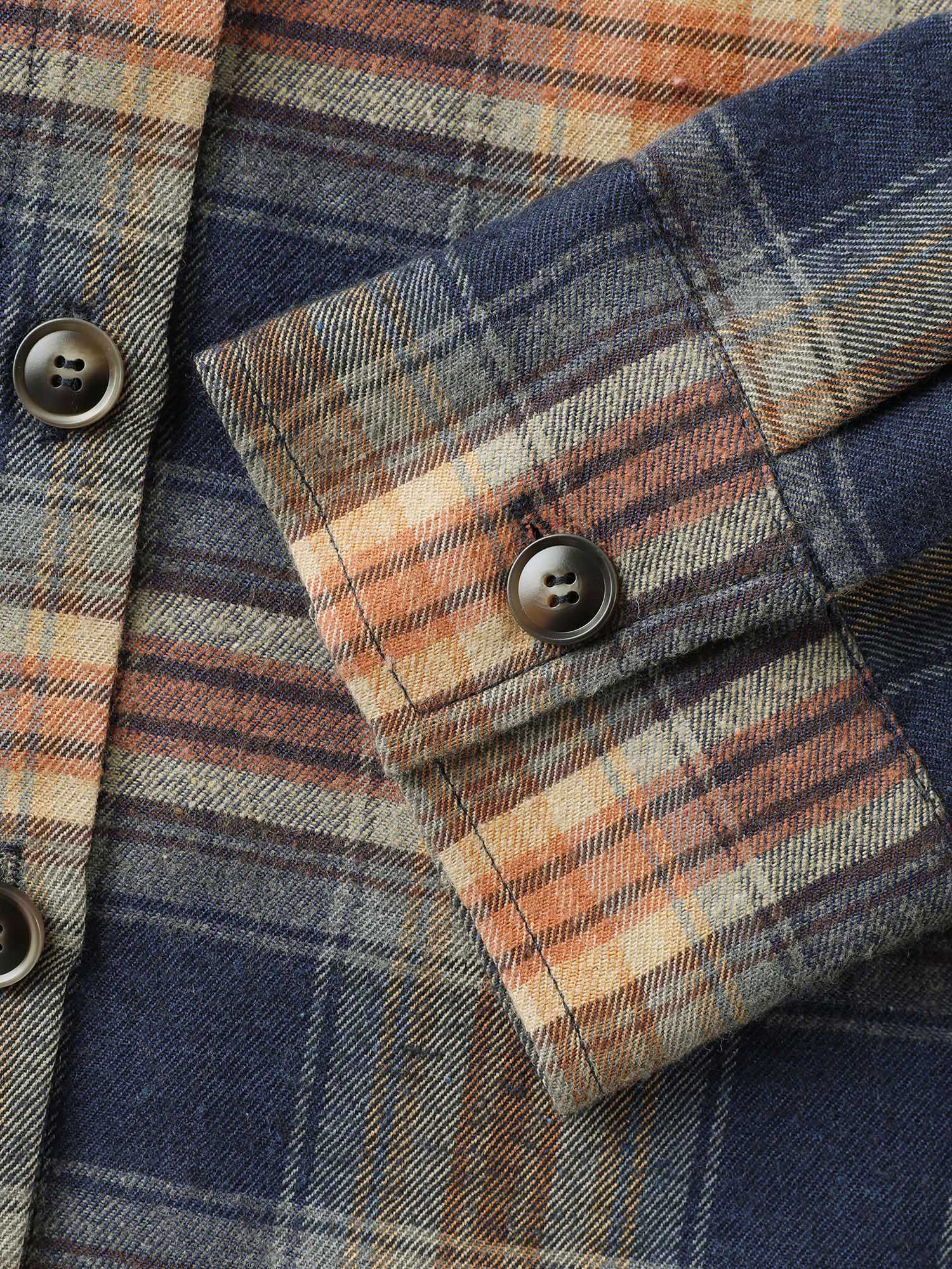 Plaid Print Button Down Shirt - Image 7