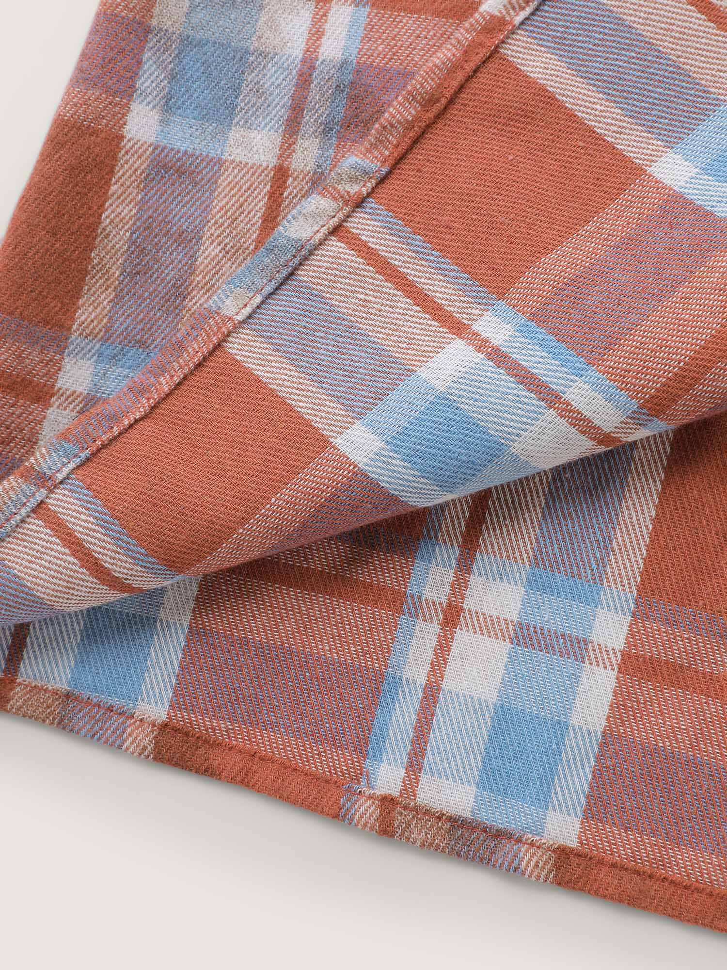 Plaid Print Vintage Button-Down Shirt - Image 8