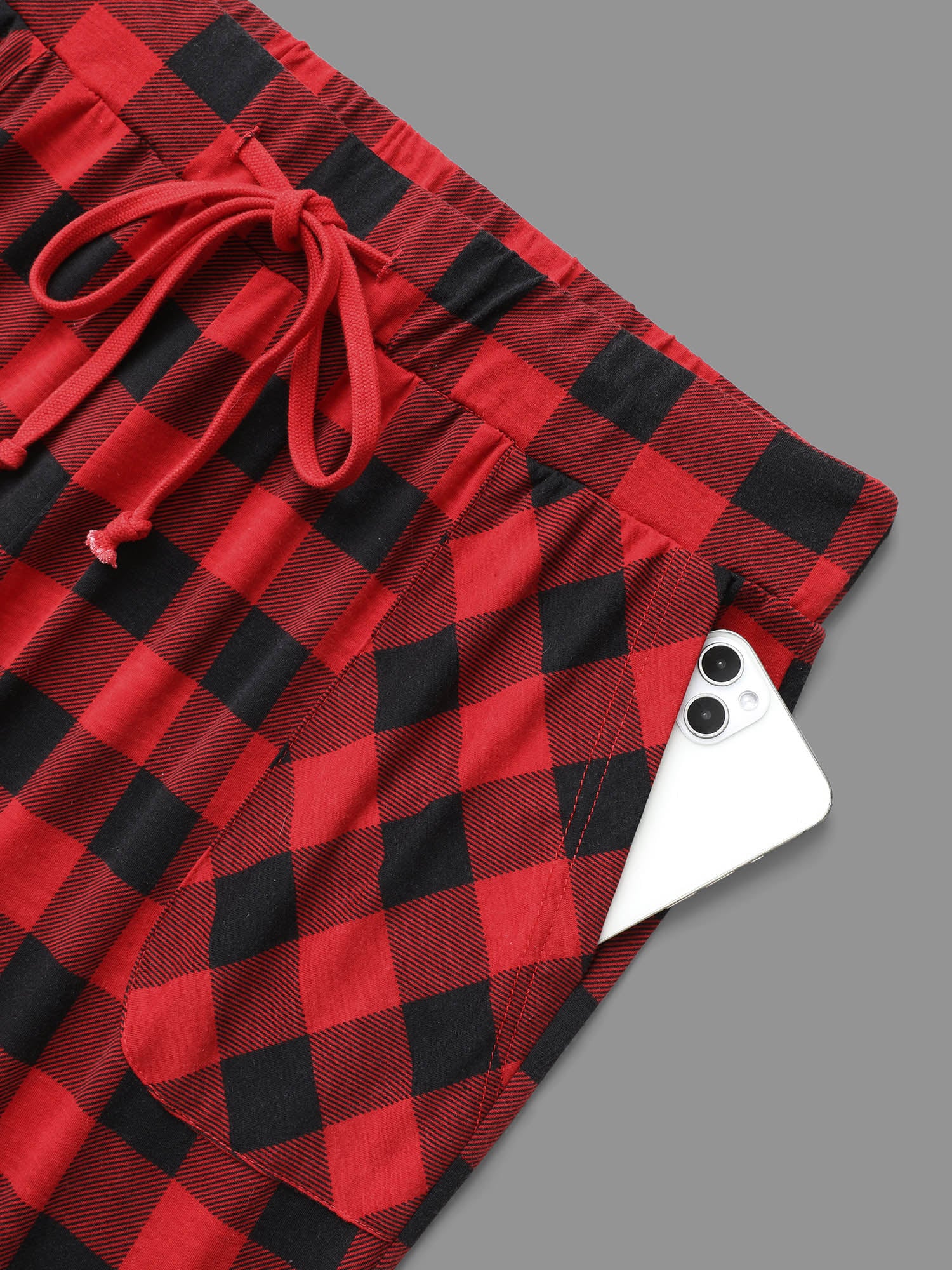 Plaid Slim-Fit Lounge Pants - Image 6