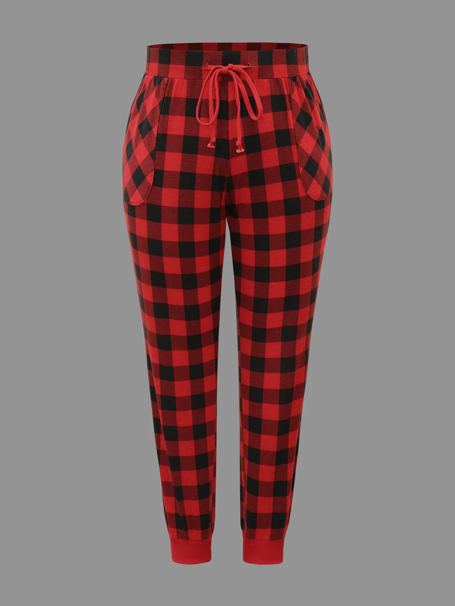 Plaid Slim-Fit Lounge Pants - Image 8