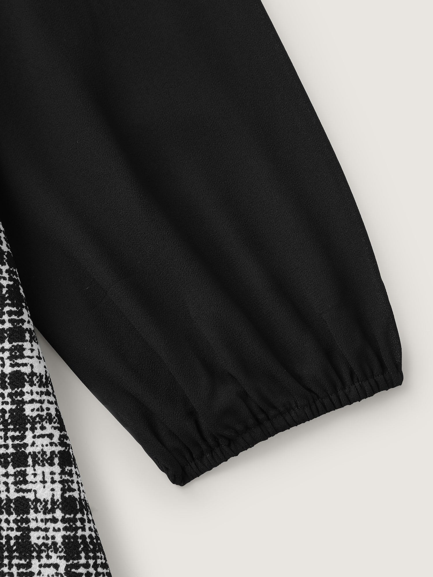 Plaid Stretchy Print Bow-Tie Mini Dress - Image 6