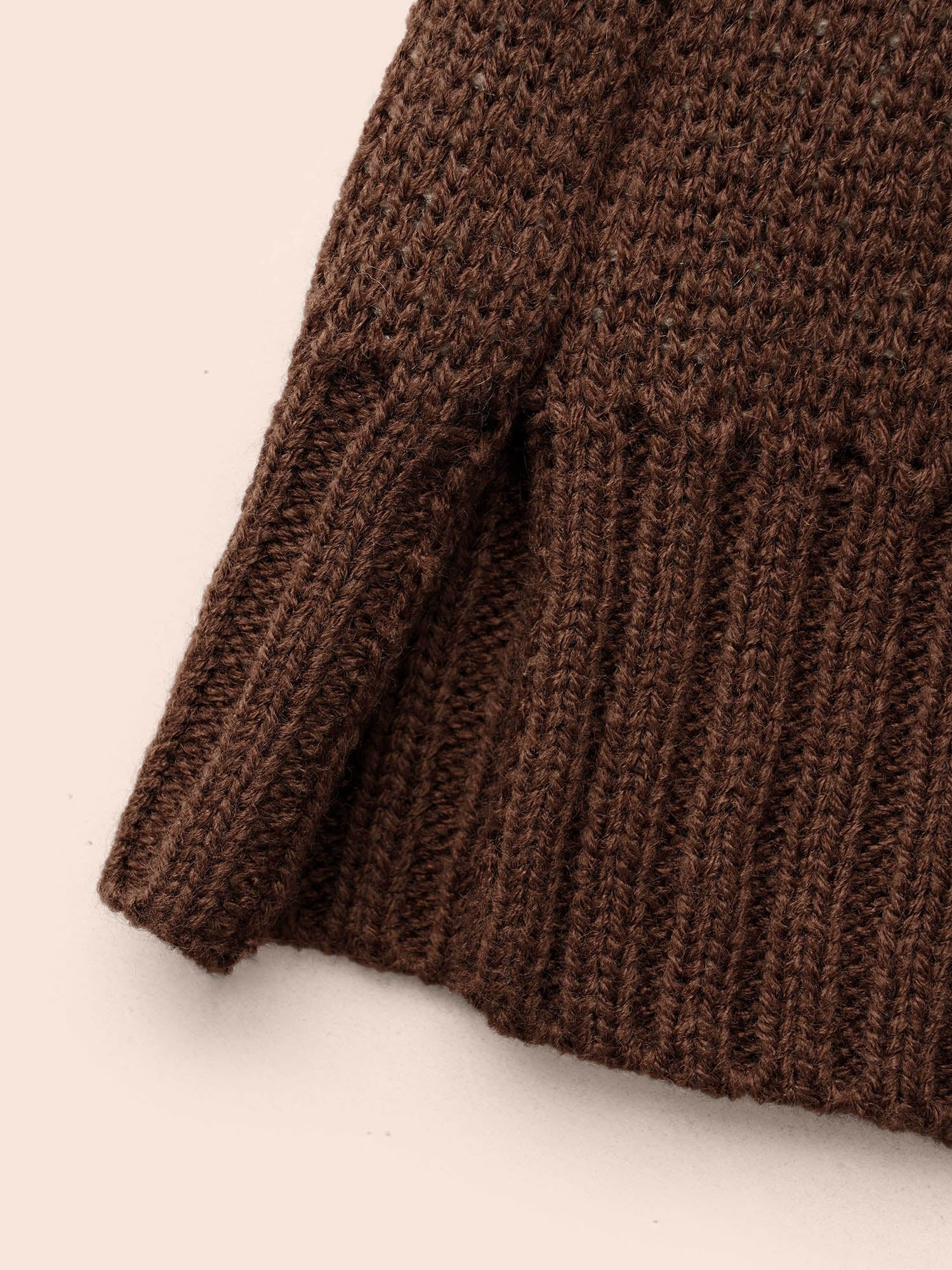 Plaid Turtleneck Drop Shoulder Pullover - Image 6