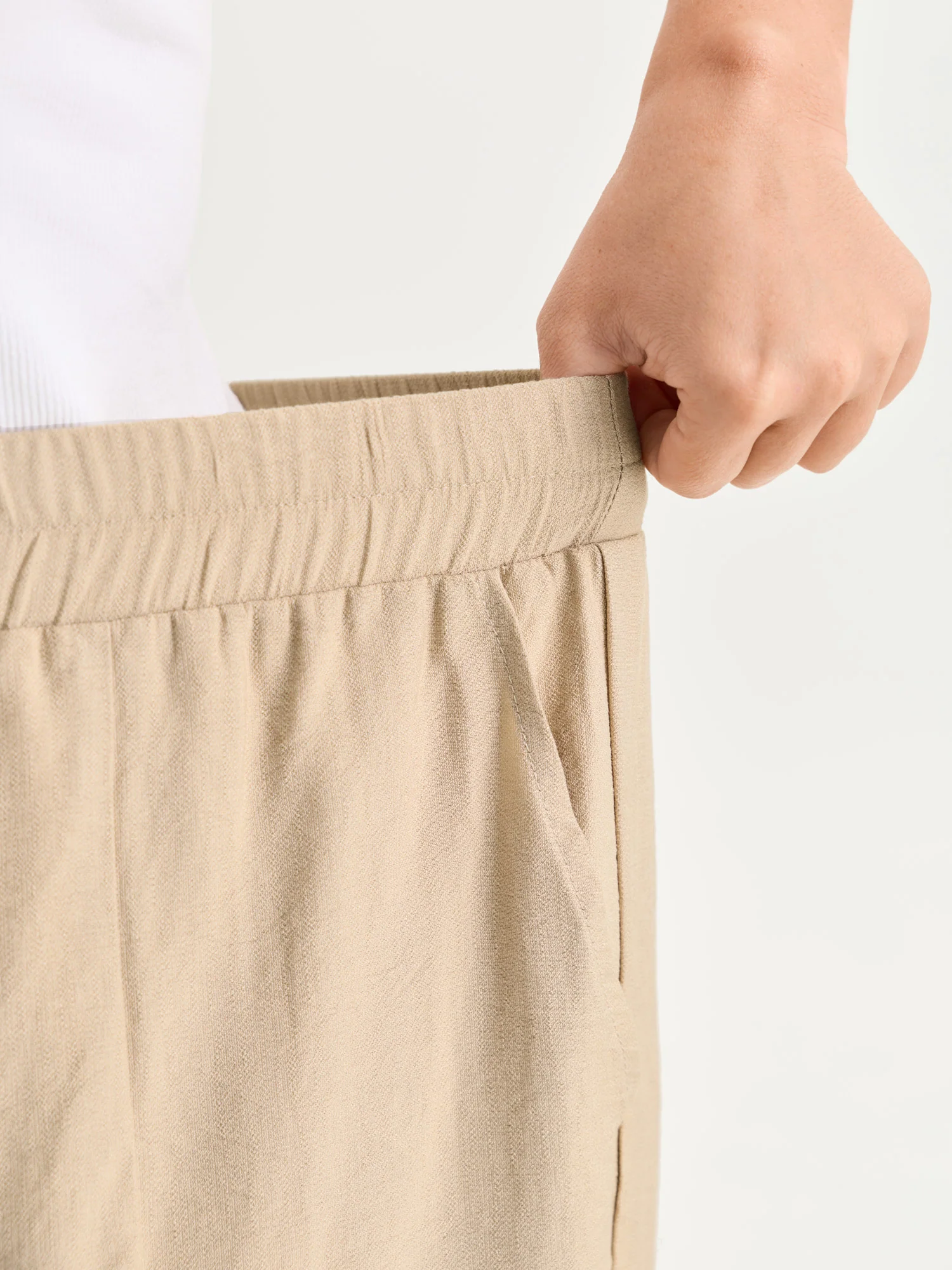 Plain Breezy Pocket Pants - Image 4