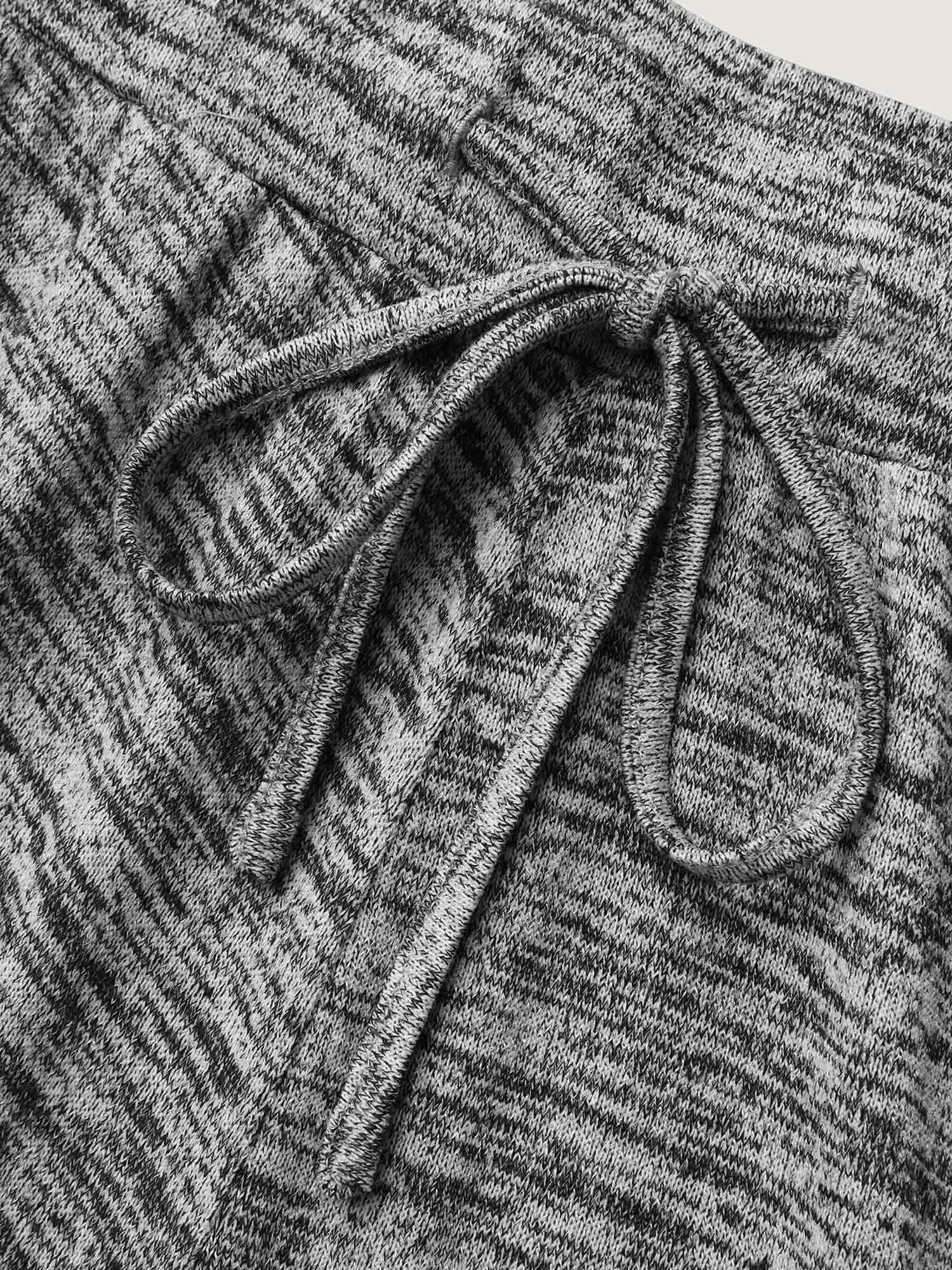 Plain Heather Drawstring Lounge Bottoms - Image 6
