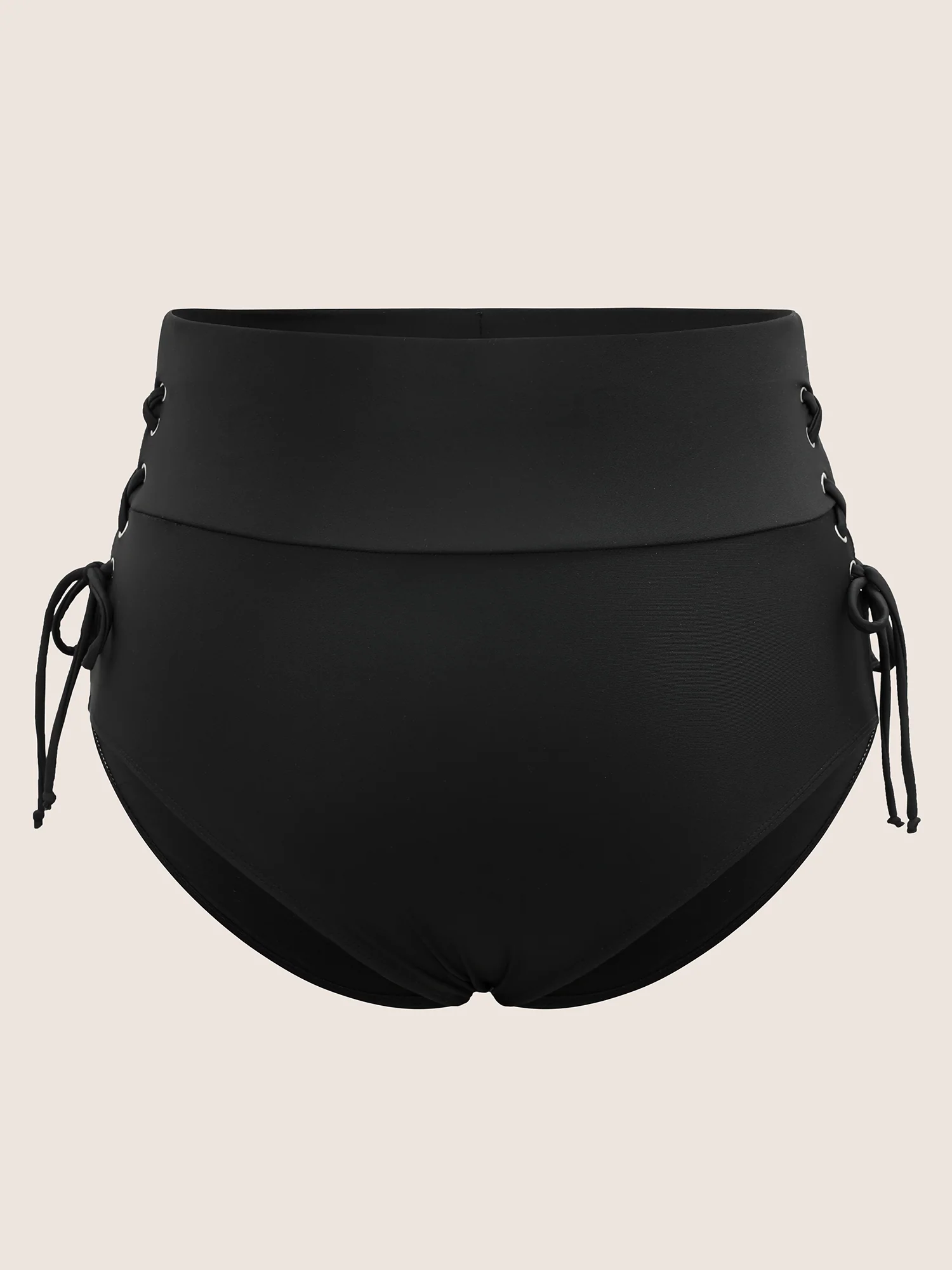 Plain Lace Up Side Skinny Swim Bottom - Image 7