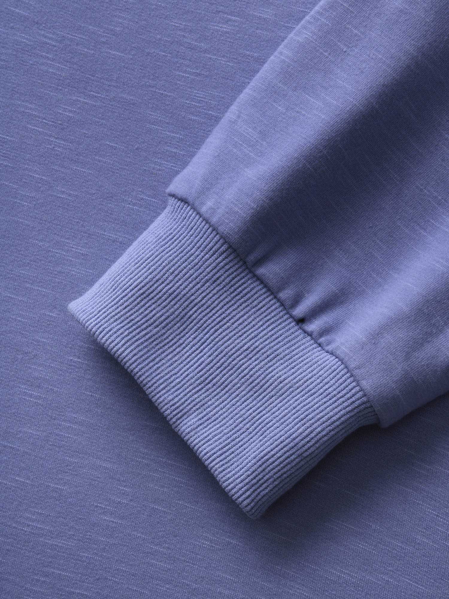 Plain Notched Collar Button Up Sweatshirt - Image 6
