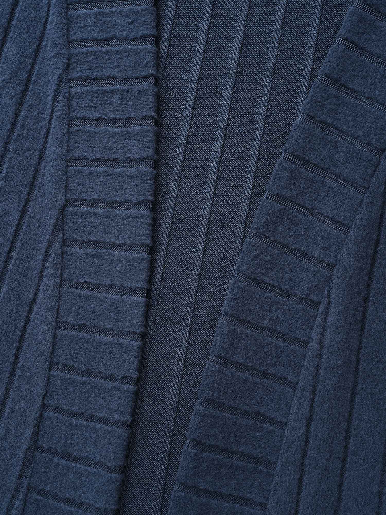 Plain Pit Strip Curved Hem Coat - Image 8