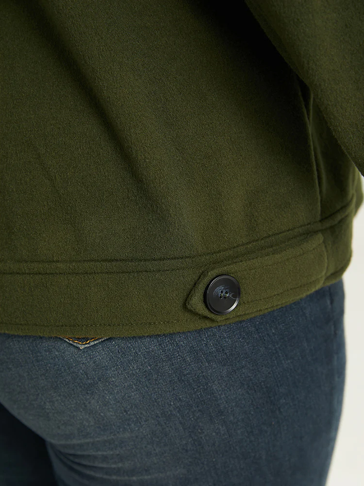 Plain Pocket Button Up Shacket - Image 9