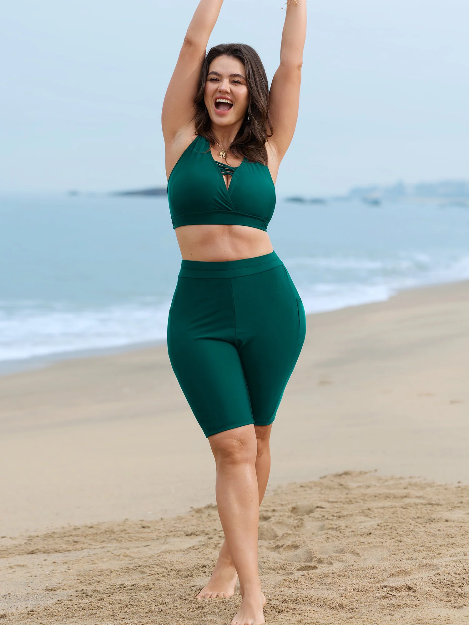 Super Stretchy Pocket Skinny-Fit Swim Short - Image 17
