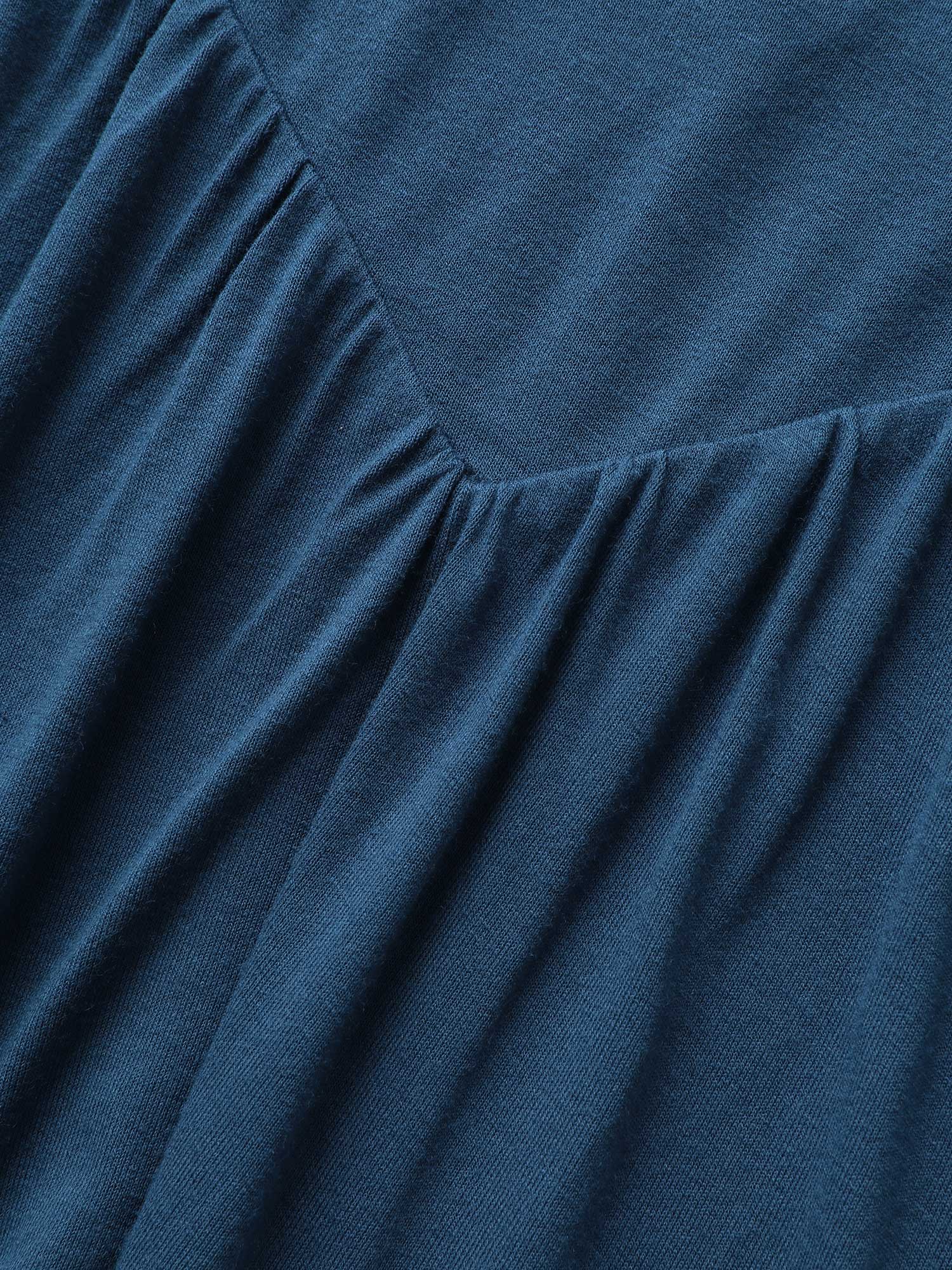 Plain Round Neck Tiered Ruffles Tank Top - Image 5