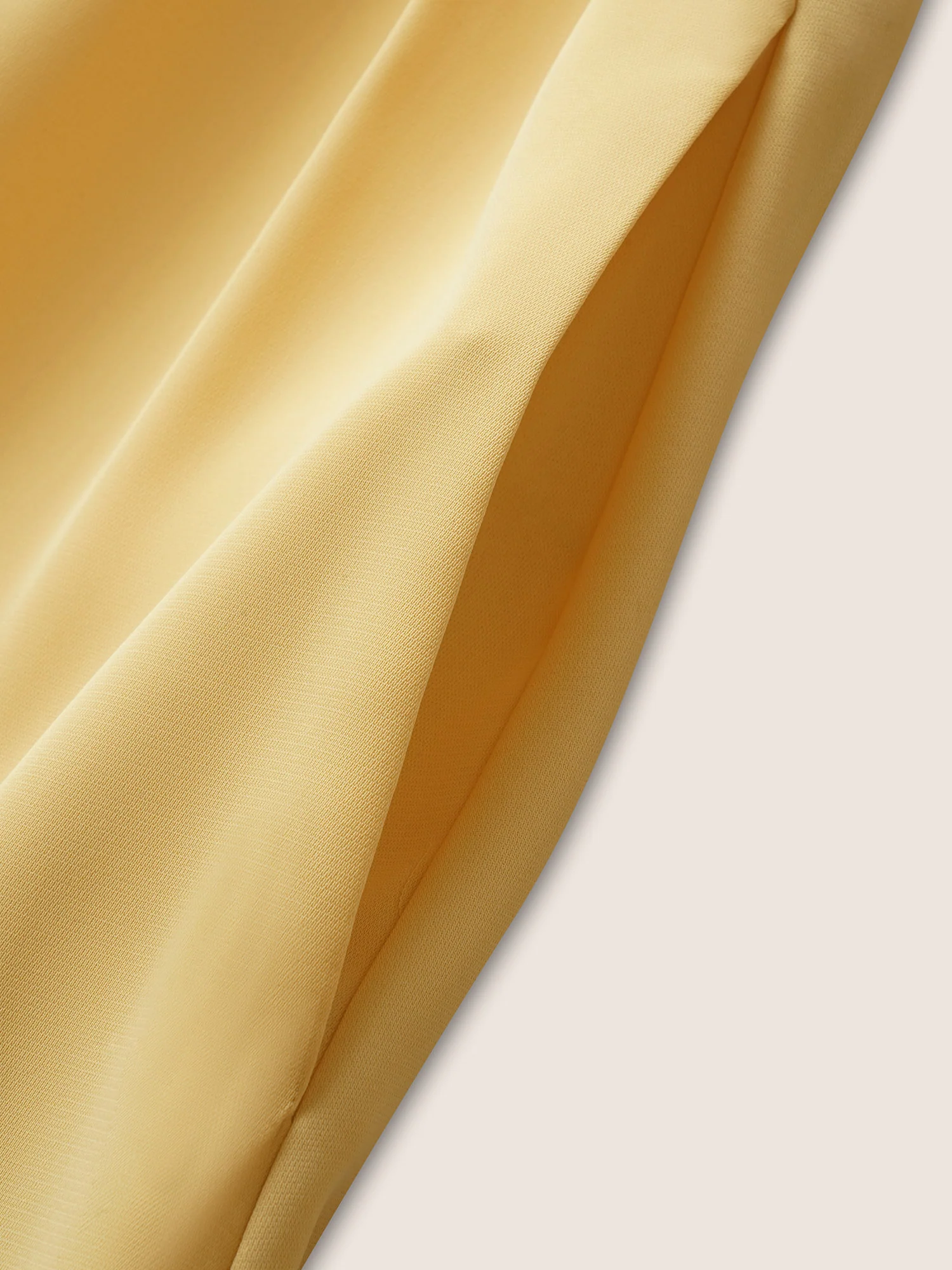 Plain Shirred Ruffle Trim Sleeveless Dress - Image 6