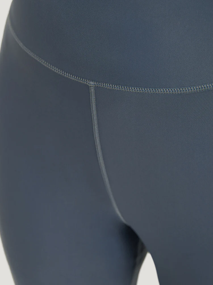 Plain Skinny Quilted Ankle Leggings - Image 6