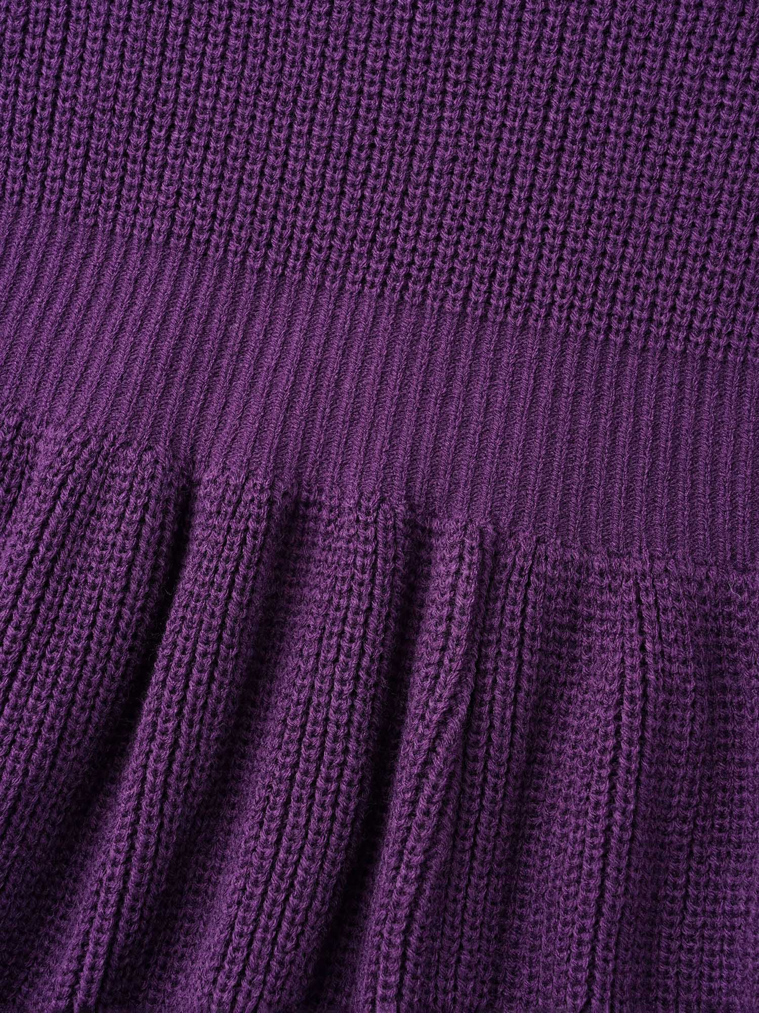 Plain Textured Keyhole Raglan Sleeve Pullover - Image 7