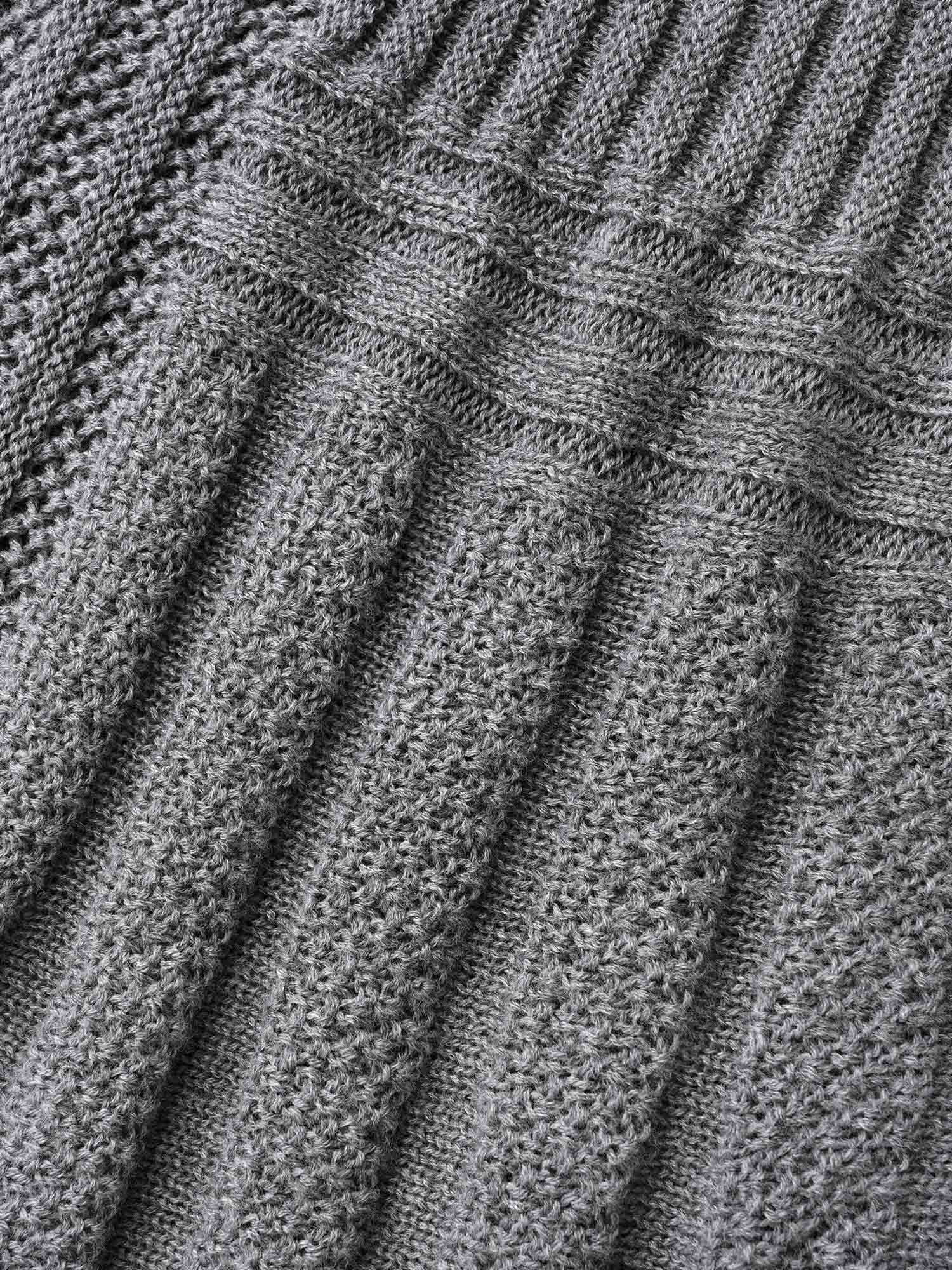 Plain Textured Kimono Collar Cardigan - Image 17